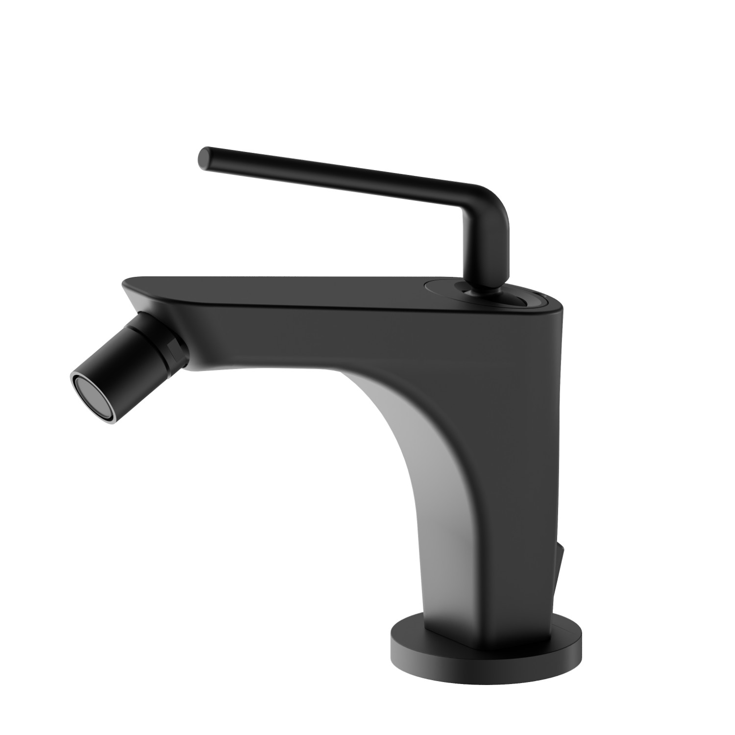 Single lever bidet mixer - finish Matt Black