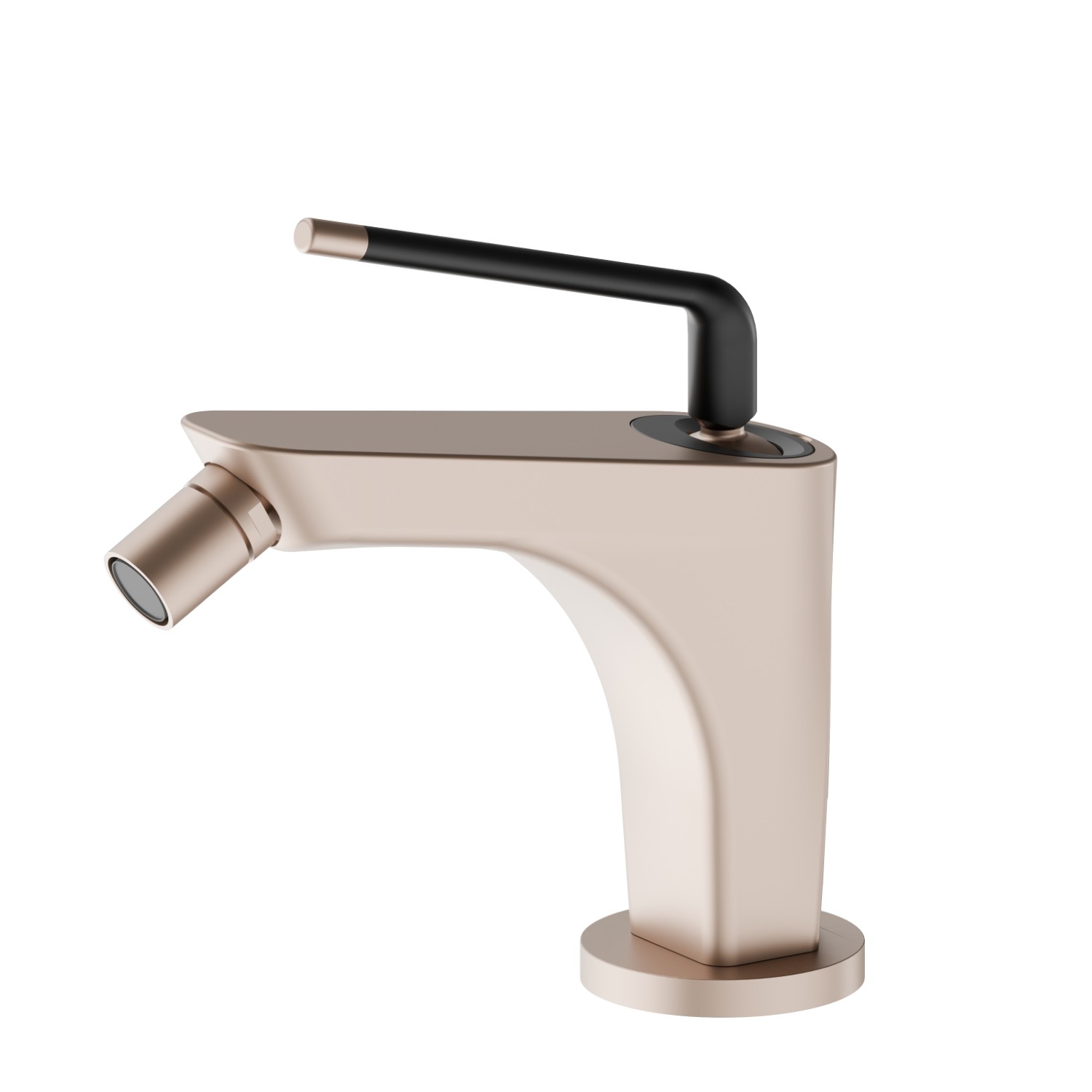 Mitigeur bidet - finition Copper Satin - Matt black