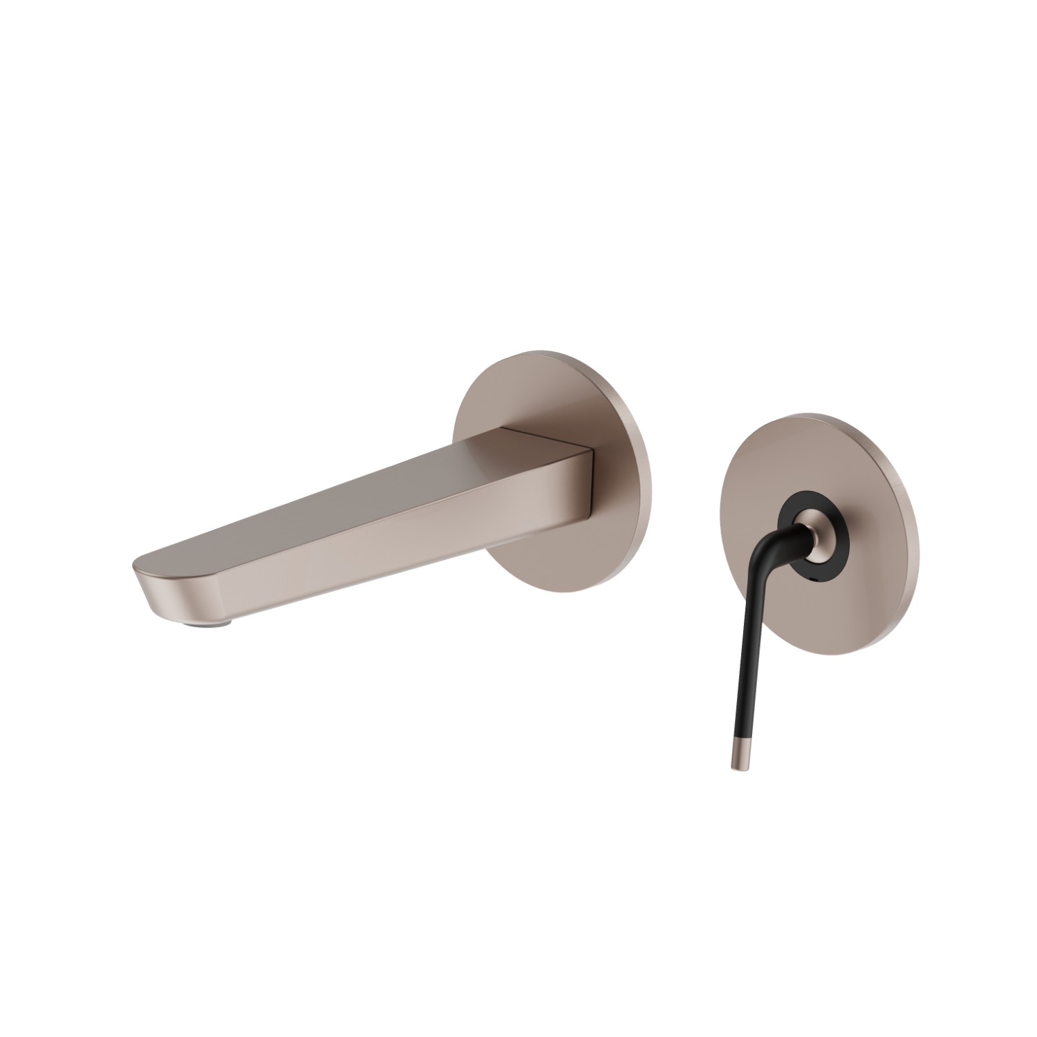Single lever wall mixer group - finish Copper Glossy
