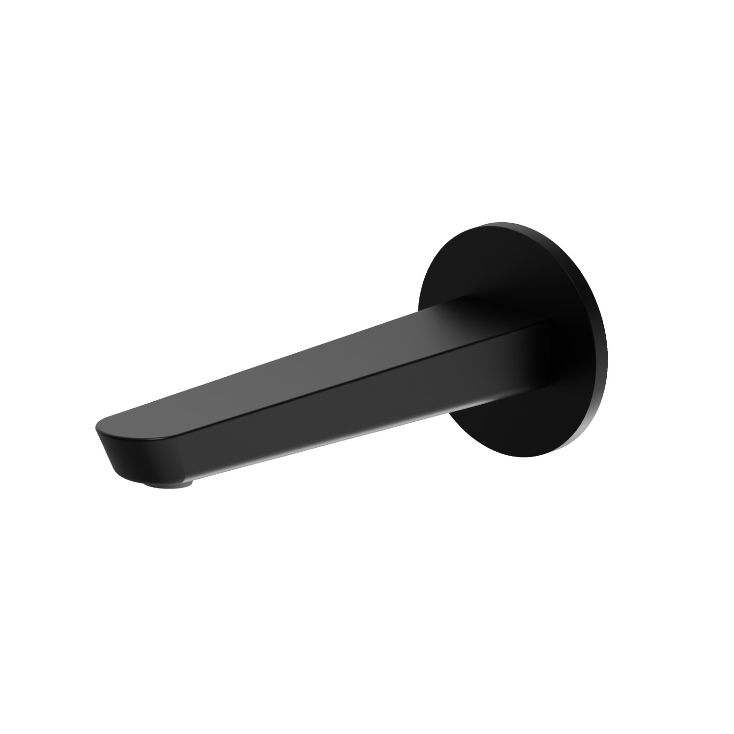 Wall spout for basin group with 1/2” connection - finish Matt Black