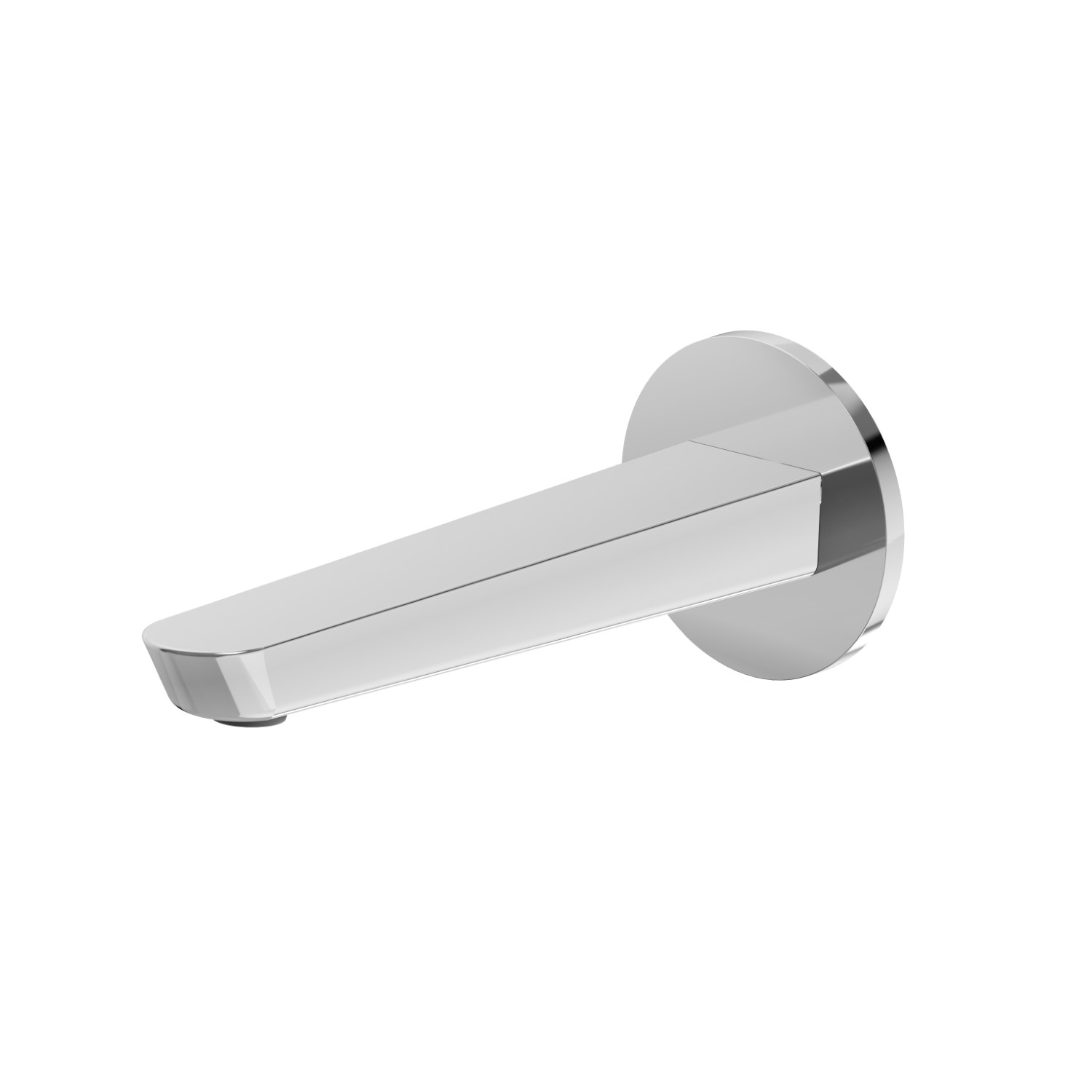 Wall spout for basin group with 1/2” connection - finish Chrome