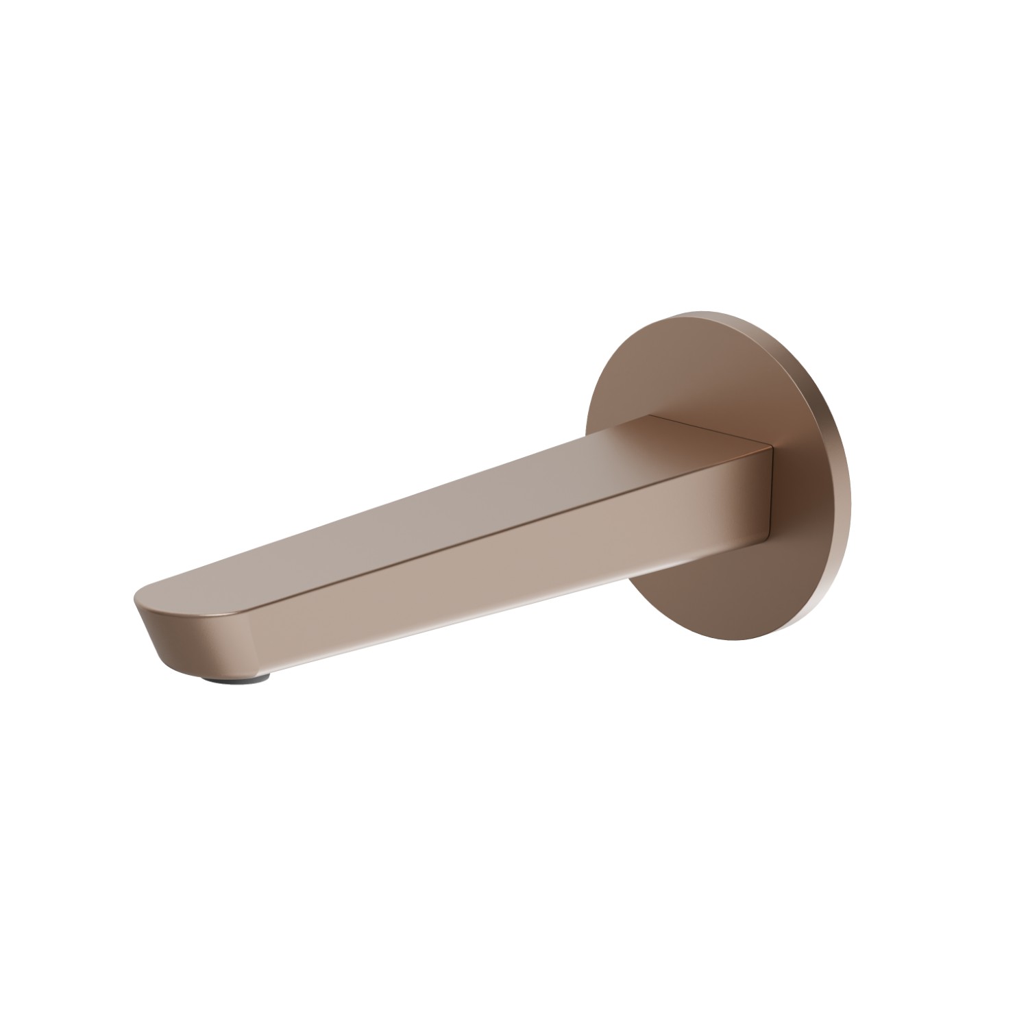 Wall spout for basin group with 1/2” connection - finish Copper Satin