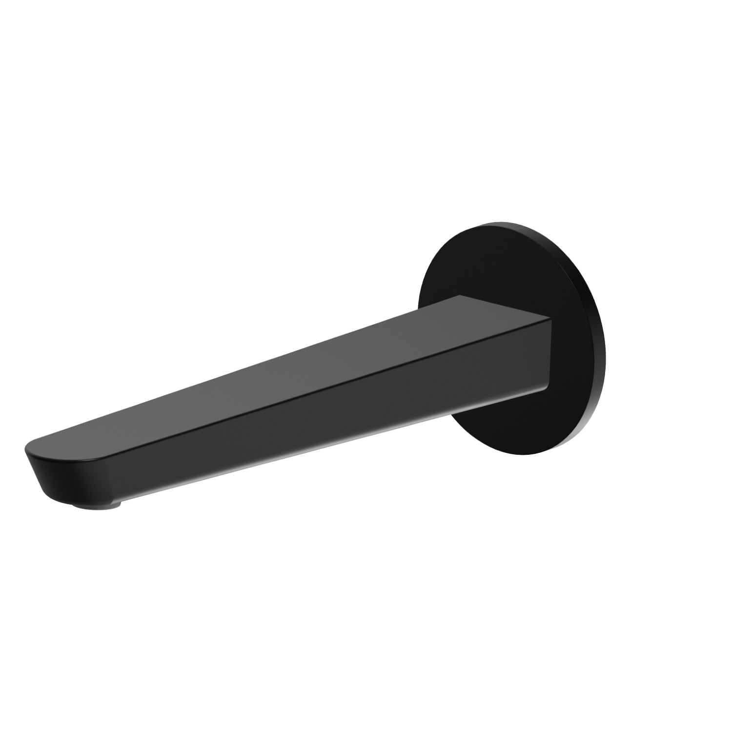 Wall spout for basin group with 1/2” connection - finish Matt Black