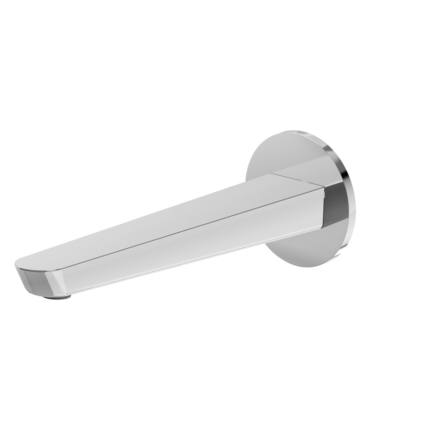 Bec mural pour lavabo avec connexion 1/2“ - finition Chrome