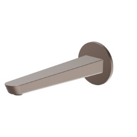 Wall spout for basin group with 1/2” connection - finish Copper Glossy