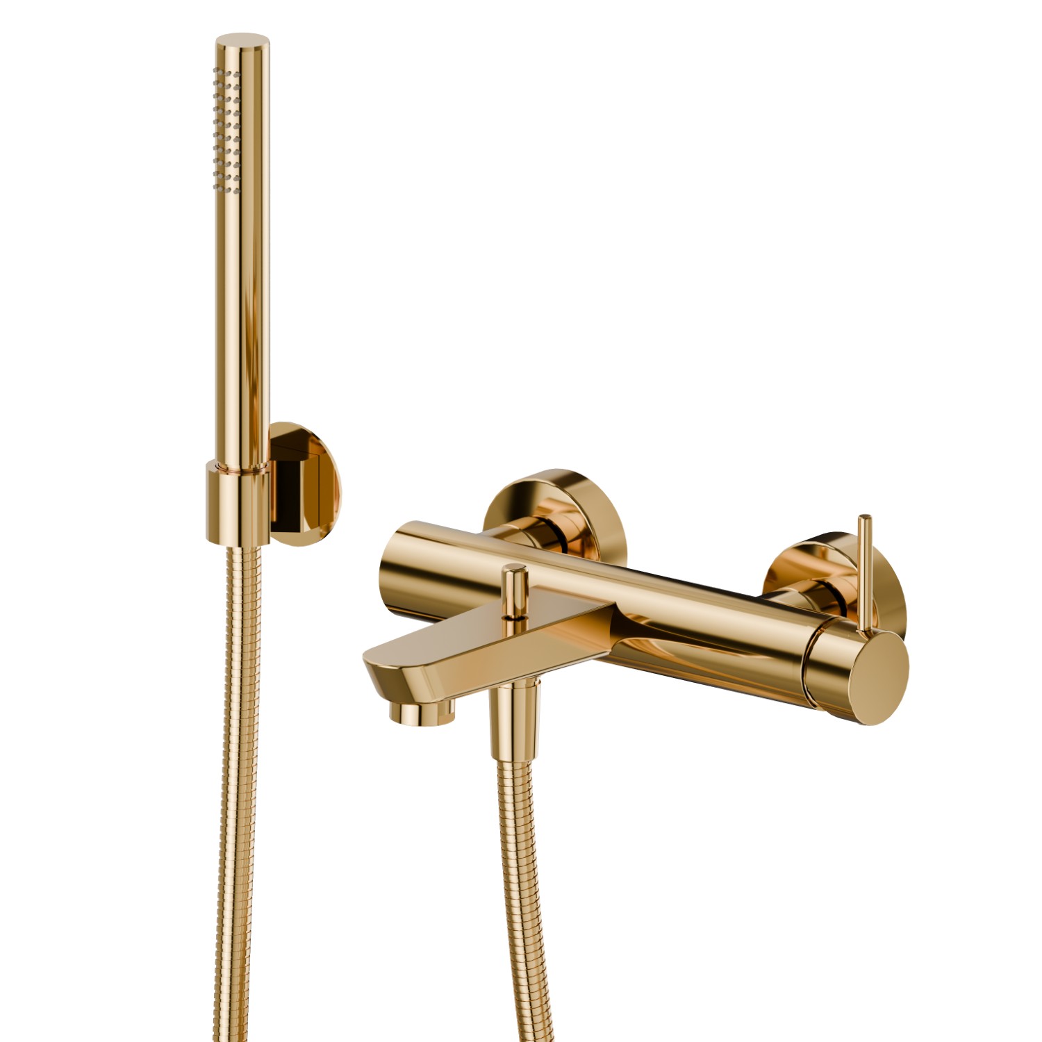 Gruppo vasca esterno - finitura PVD Glossy Gold