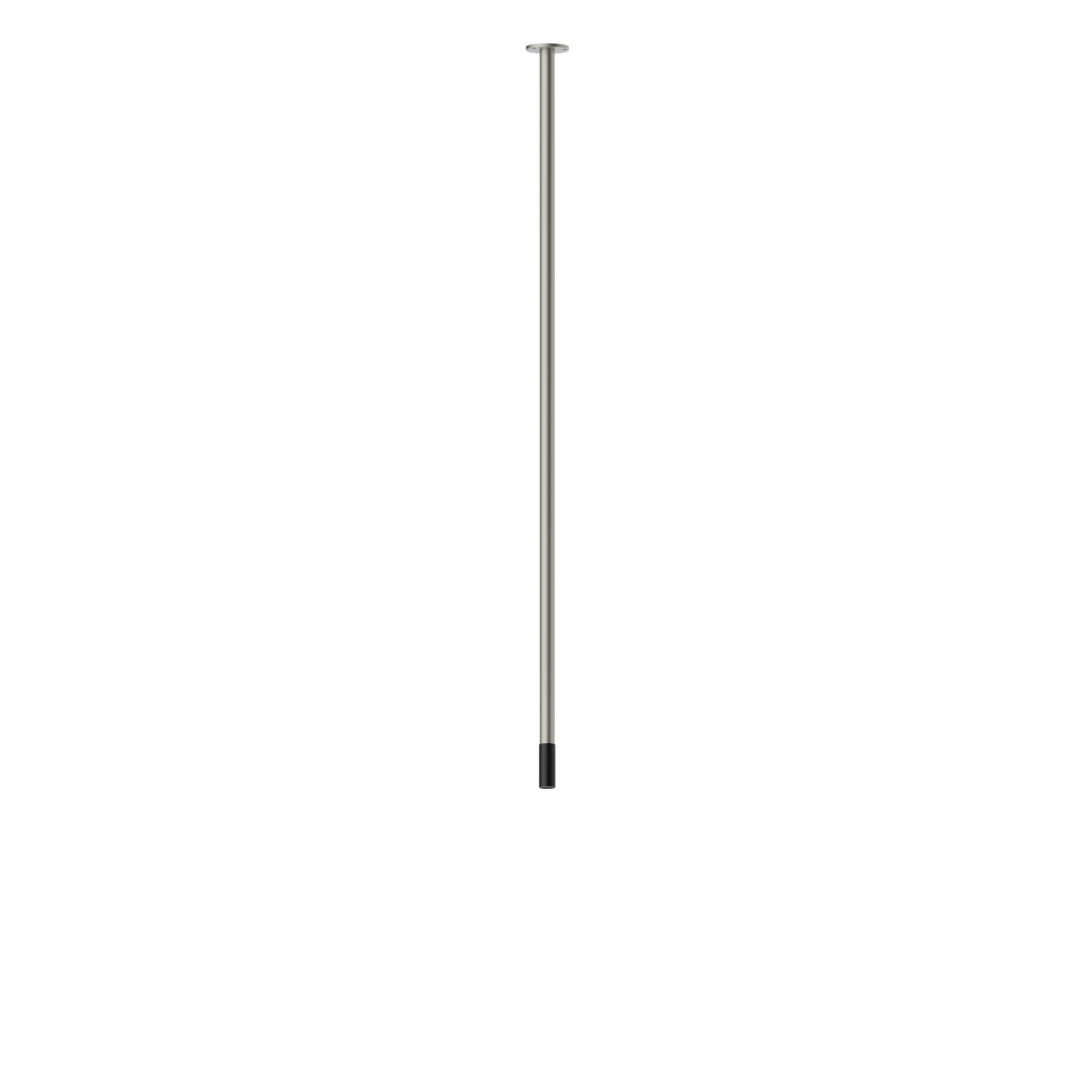Ceiling spout for basin group with 1/2” connection - finish Titanium Satin - Matt black