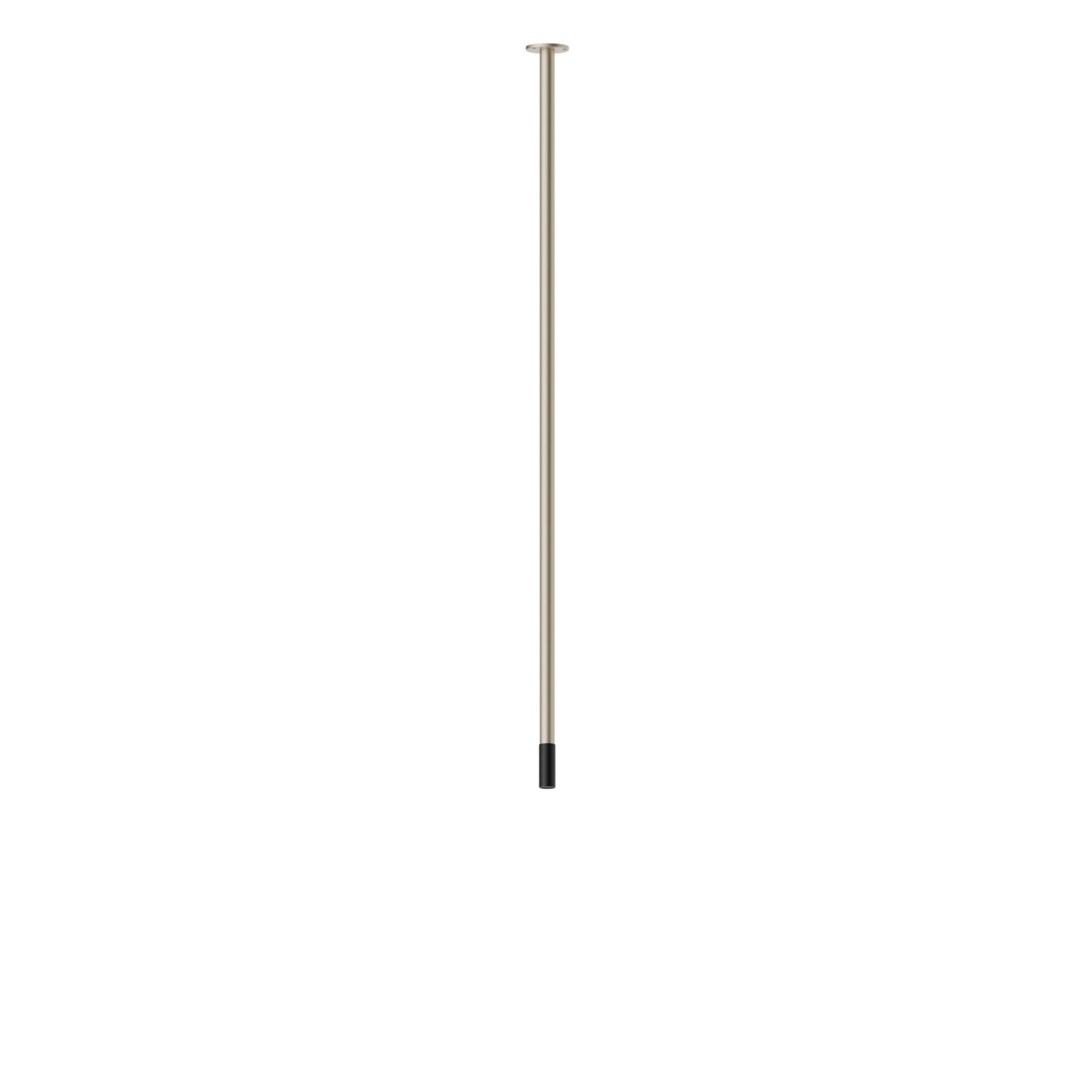 Plafonnier pour alimentation lavabo avec connexion 1/2” - finition Gold Satin - Matt black