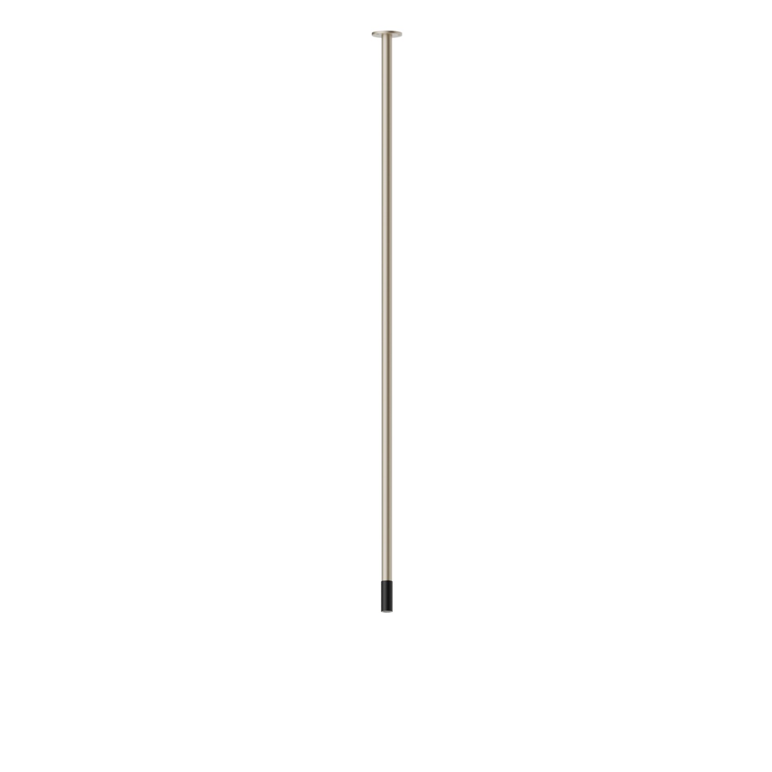 Bocca di erogazione a soffitto per lavabo con attacco da 1/2" - finitura Gold Satin - Matt black