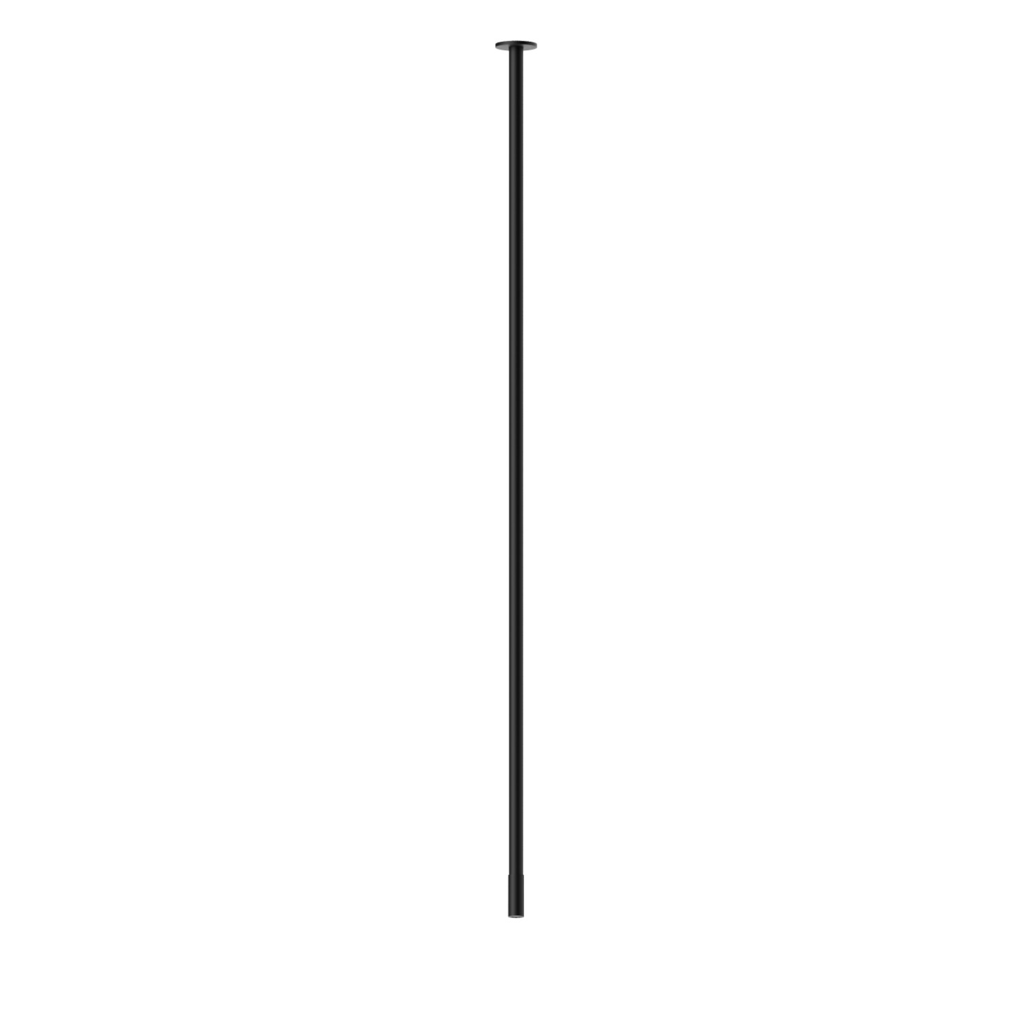 Ceiling spout for basin group with 1/2” connection - finish Matt Black
