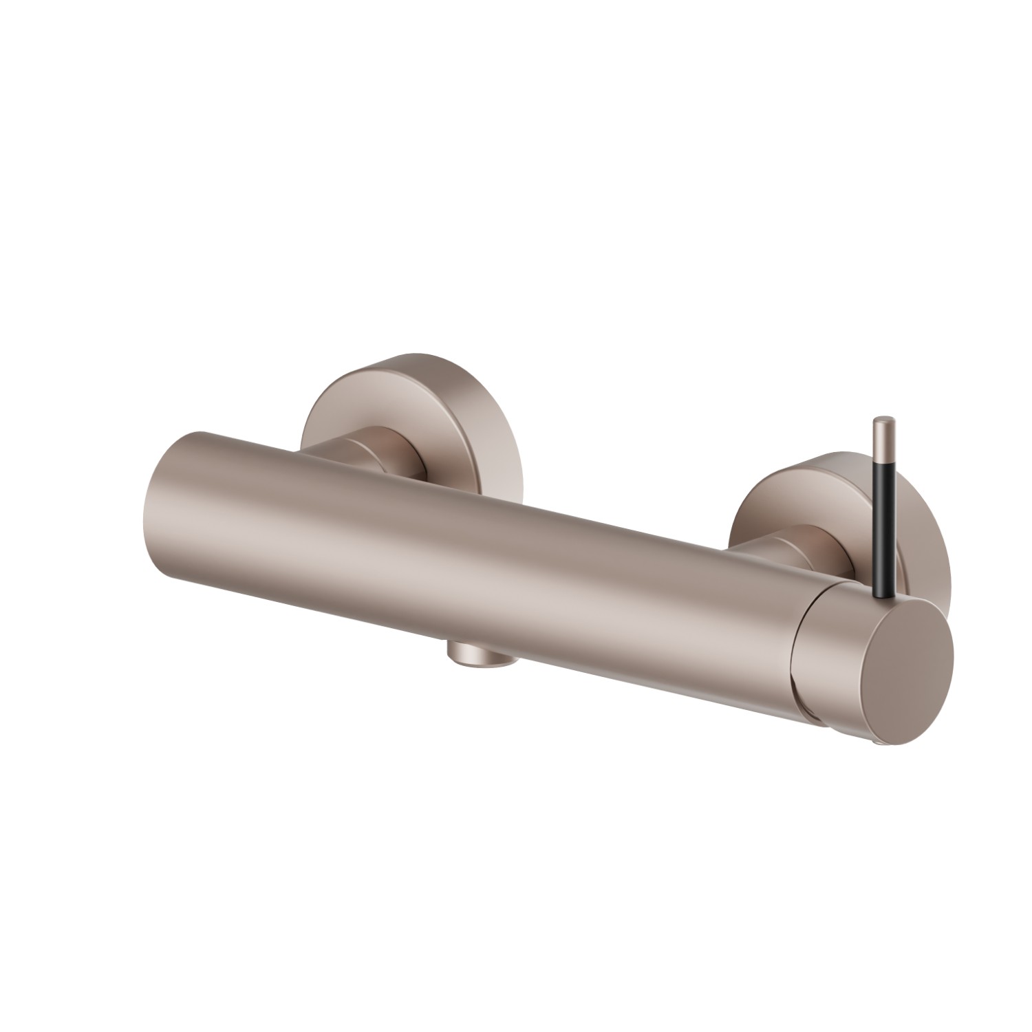 Single lever exposed shower mixer - finish Copper Glossy
