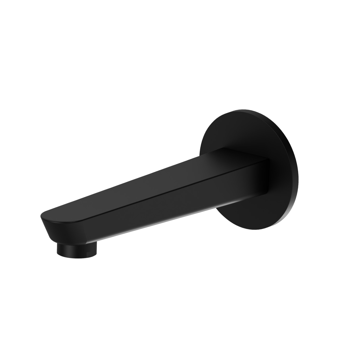 Wall spout for bath group with 1/2” connection - finish Matt Black