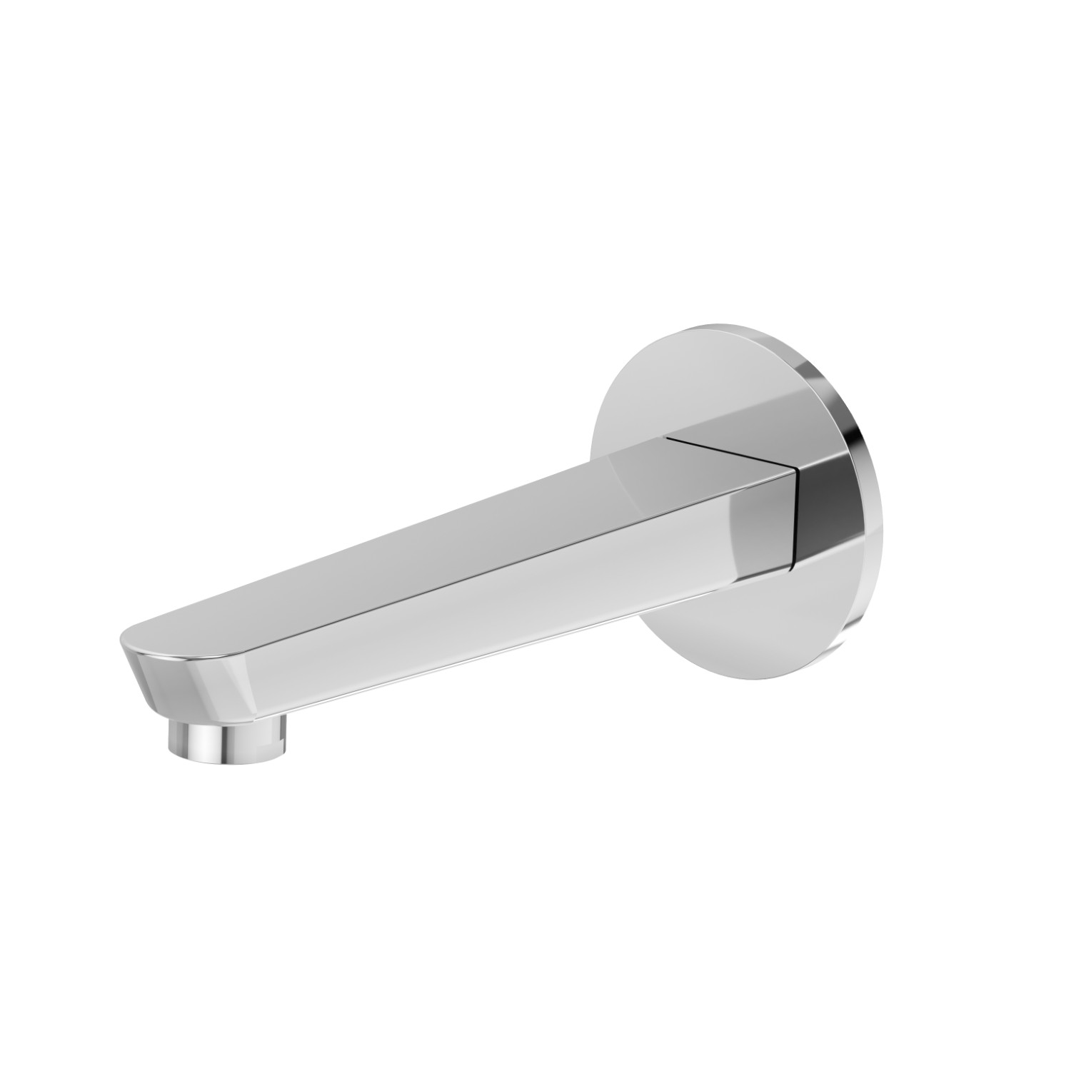 Wall spout for bath group with 1/2” connection - finish Chrome