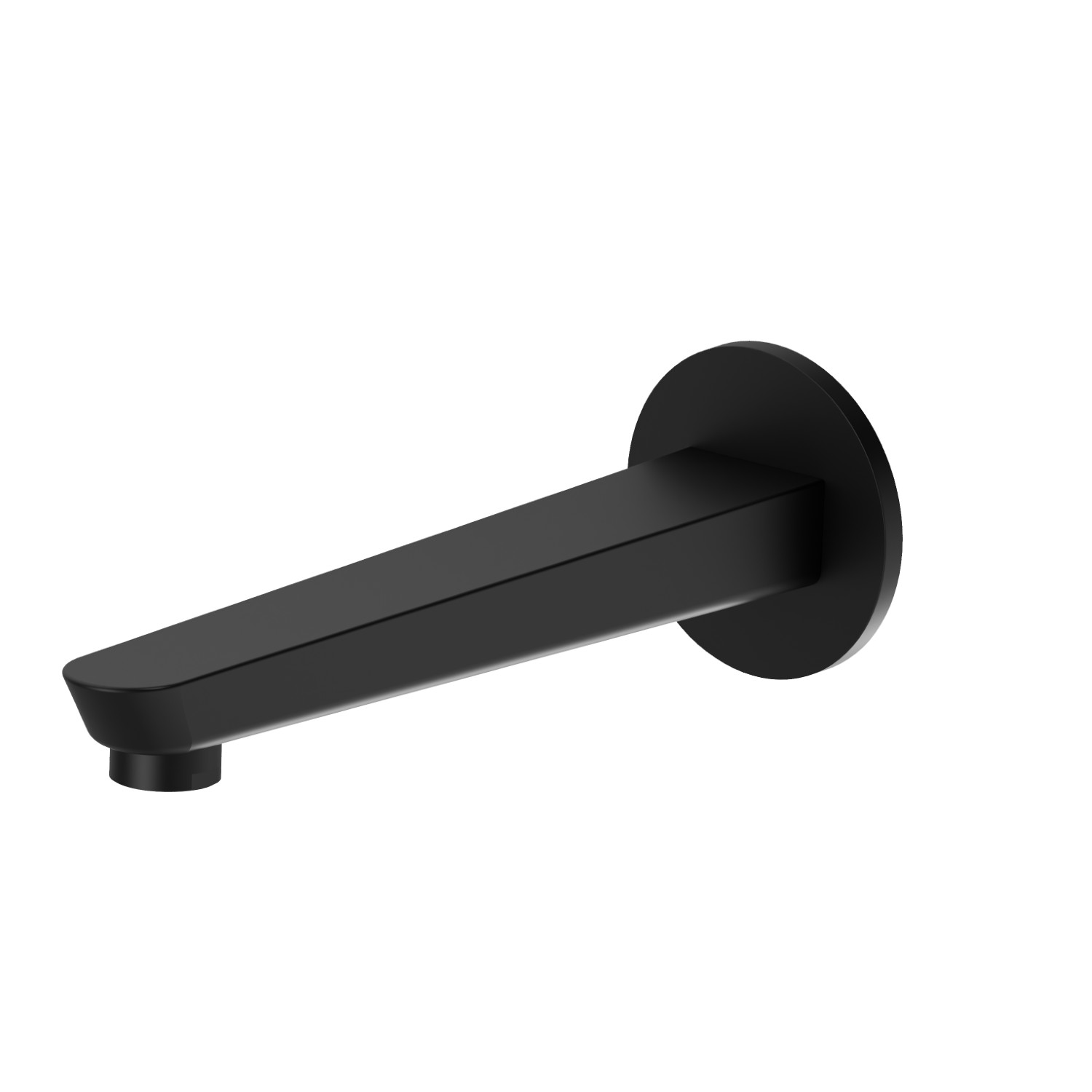 Wall spout for bath group with 1/2” connection - finish Matt Black