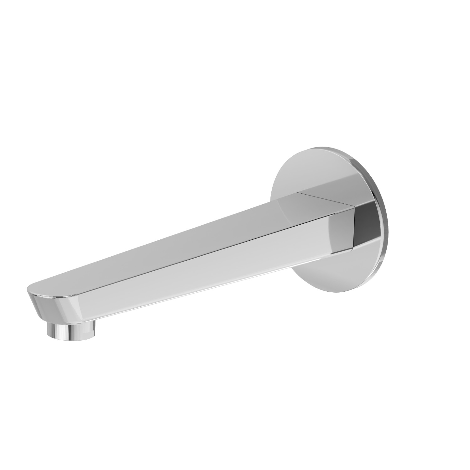 Wall spout for bath group with 1/2” connection - finish Chrome