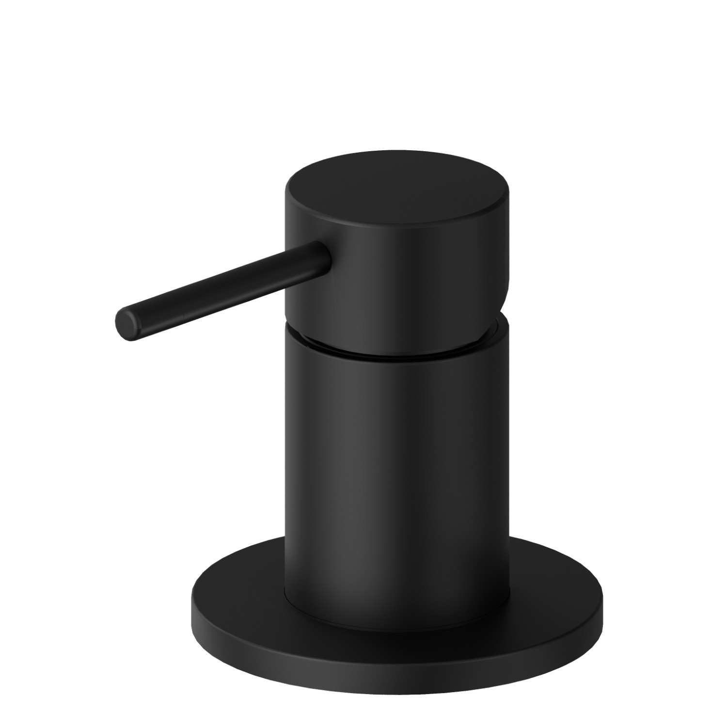 Deck-mounted mixer - finish Matt Black