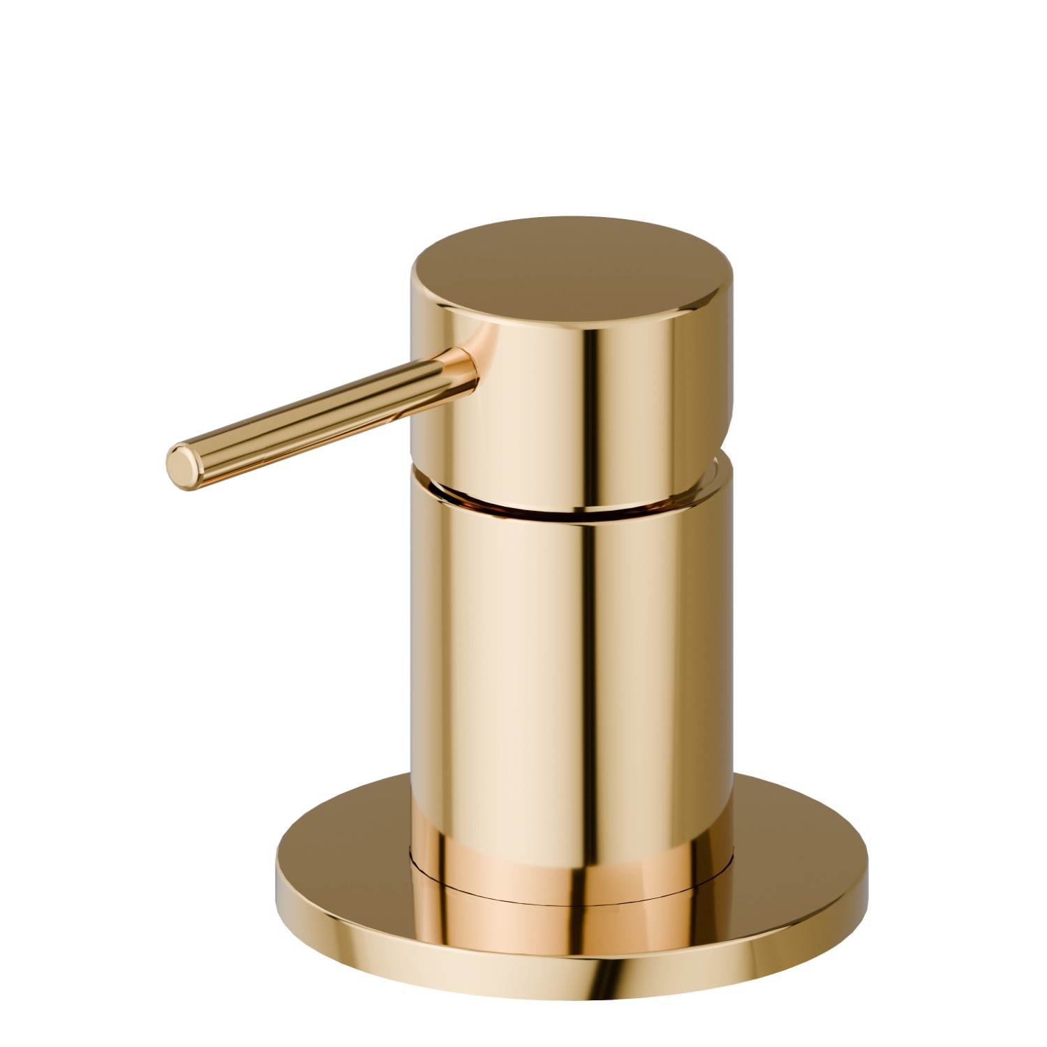 Deck-mounted mixer - finish PVD Glossy Gold