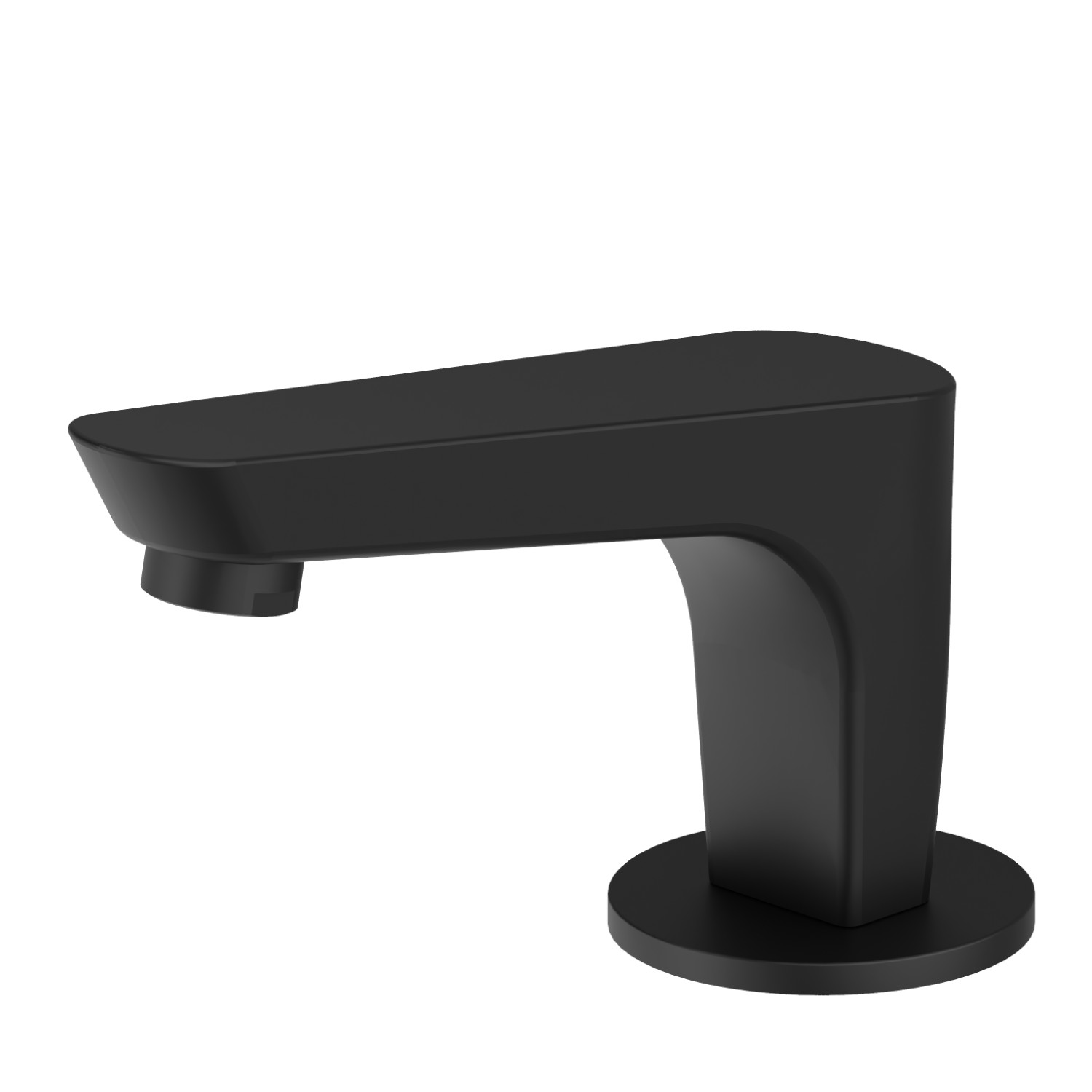 Deck-mounted spout - finish Matt Black
