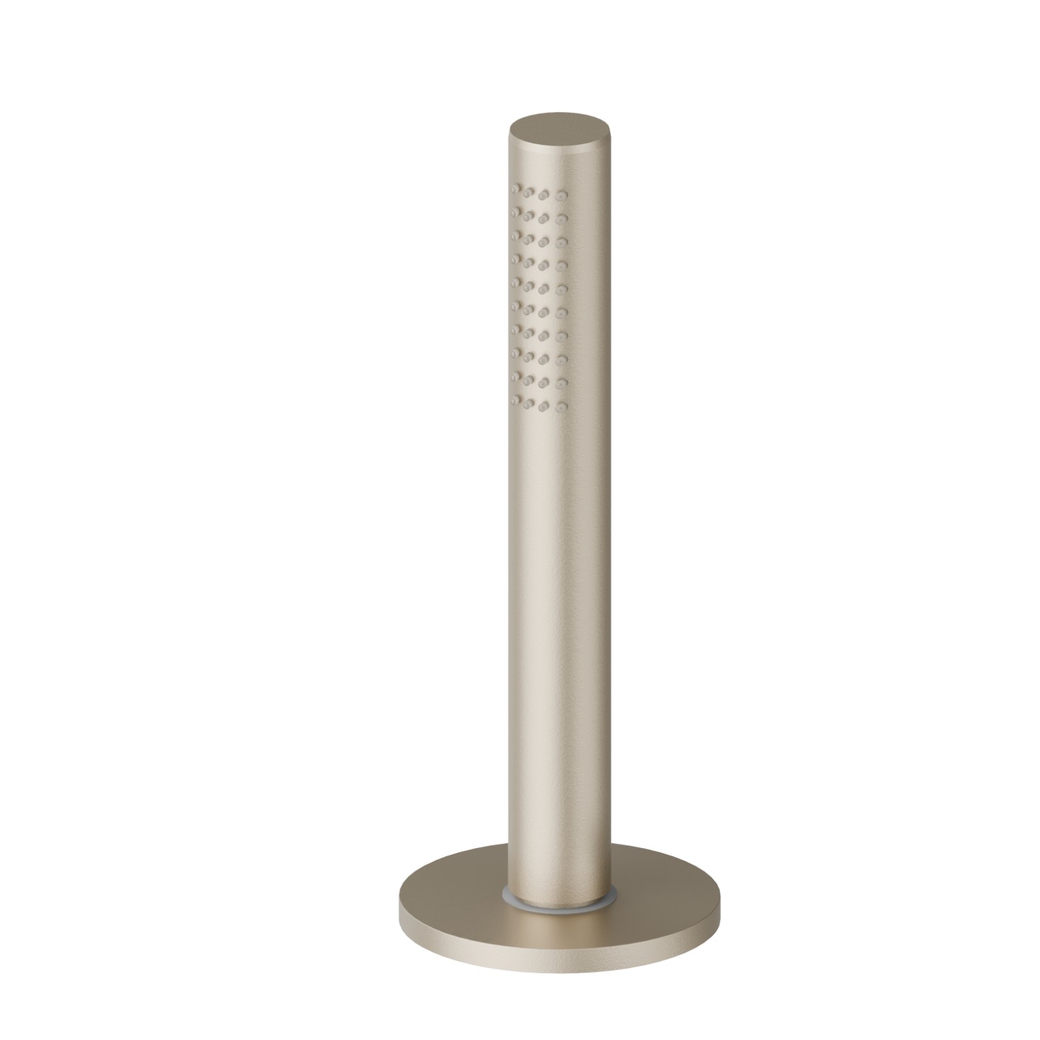Complete hand shower set for deck-mounted set - finish Gold Satin