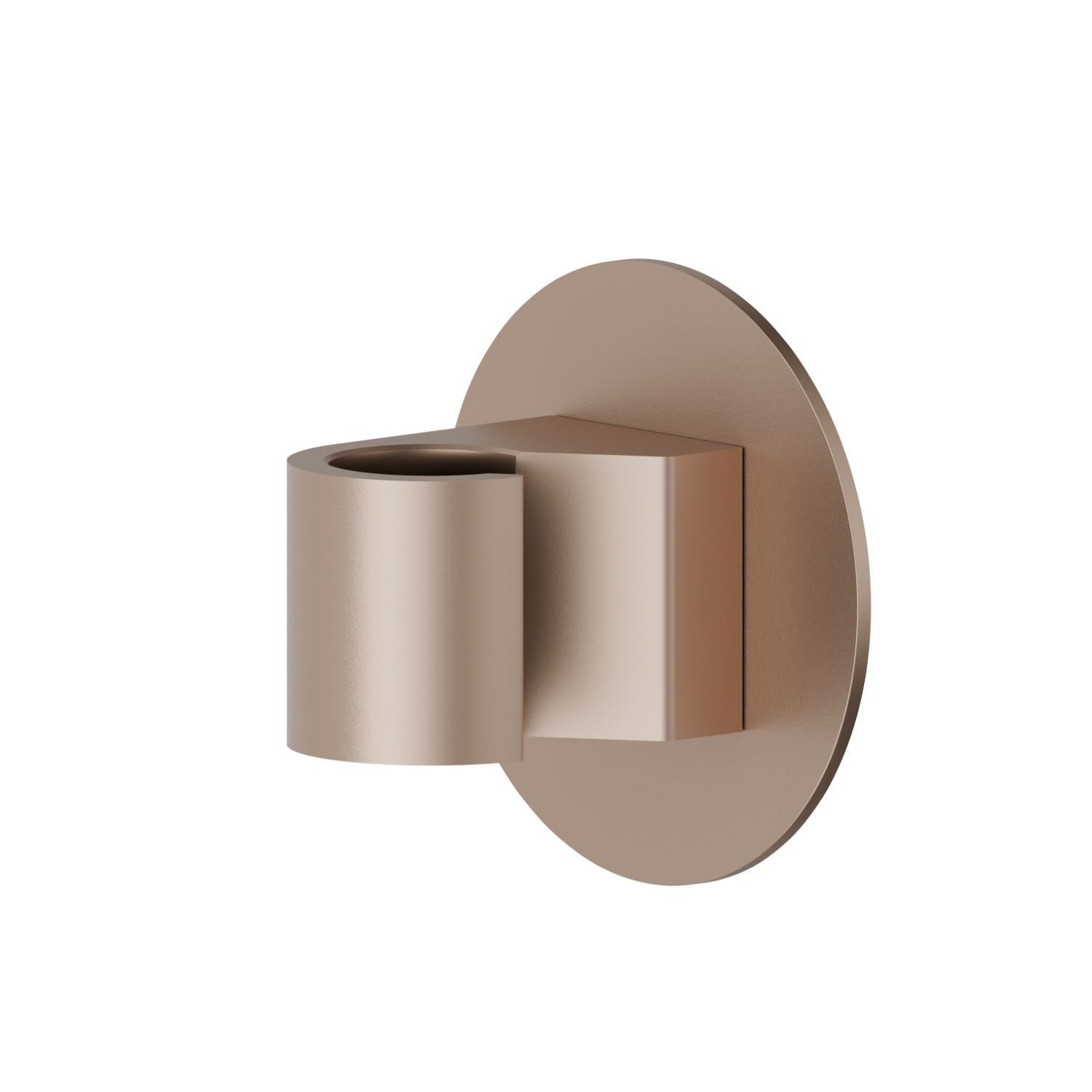 Fester Wandhalter. Ø70mm - oberfläche Copper Satin