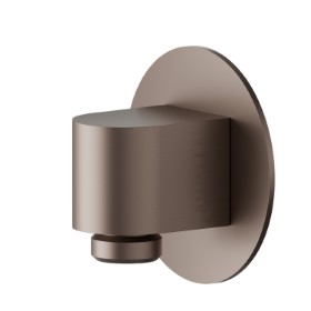 Wall union. Ø70mm - finish Copper Glossy