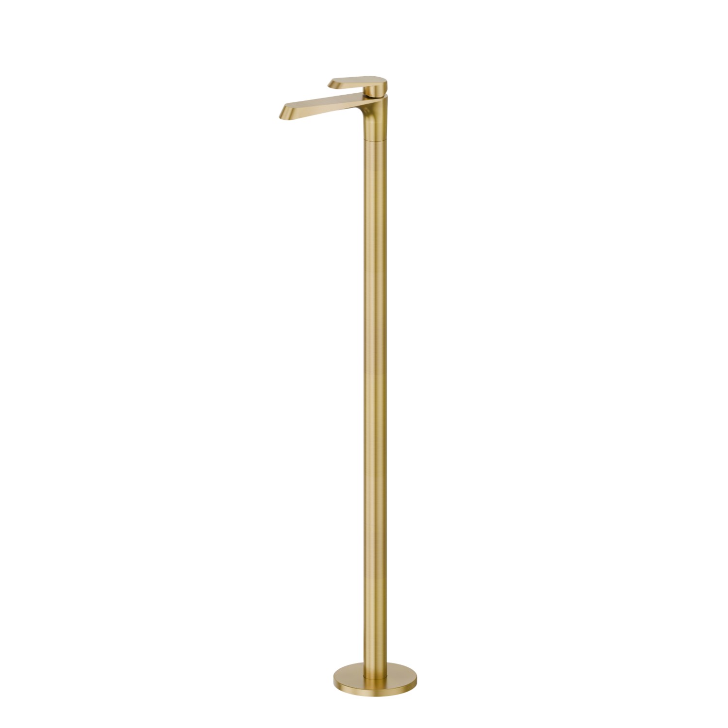 Mitigeur monocommande pour lavabo sur colonne d’alimentation au sol - finition PVD Brushed Gold