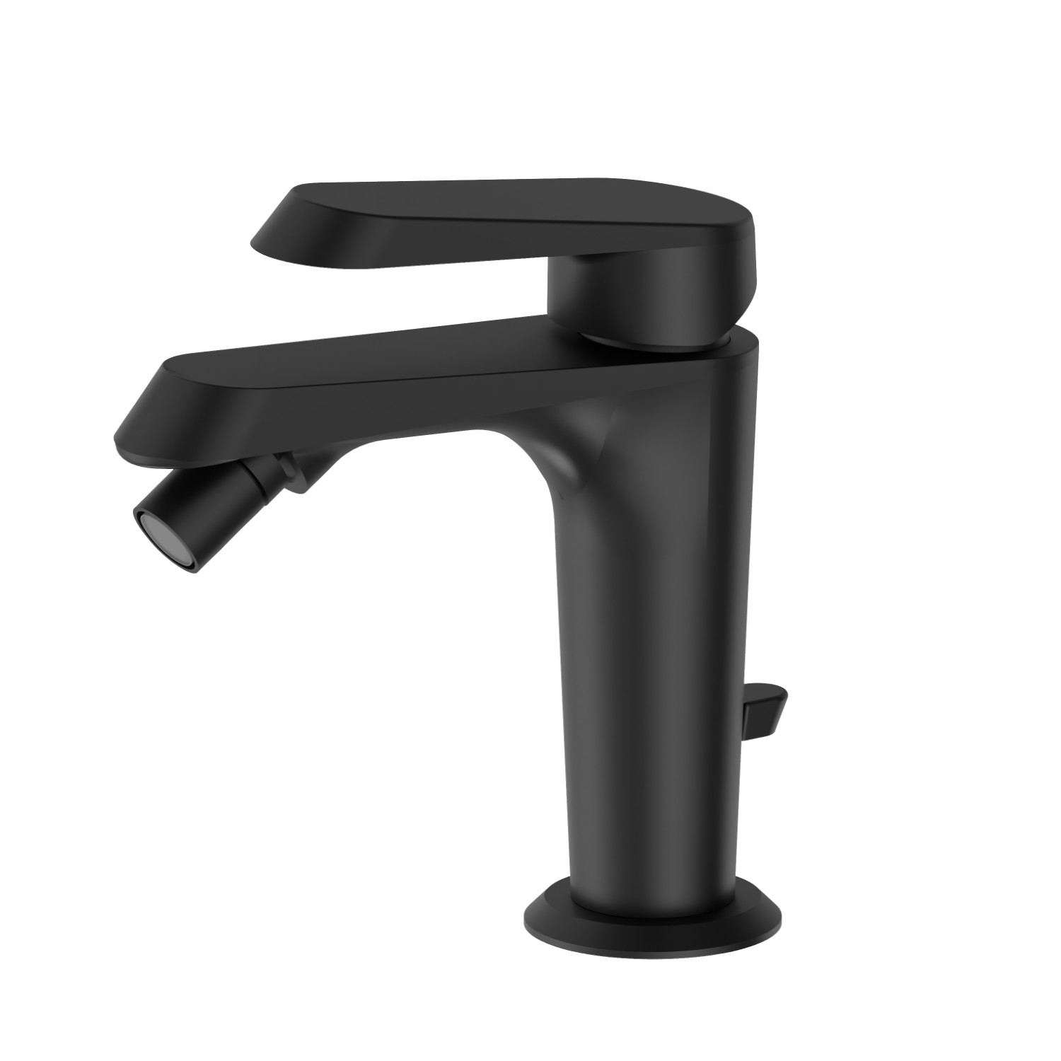 Single lever bidet mixer - finish Matt Black