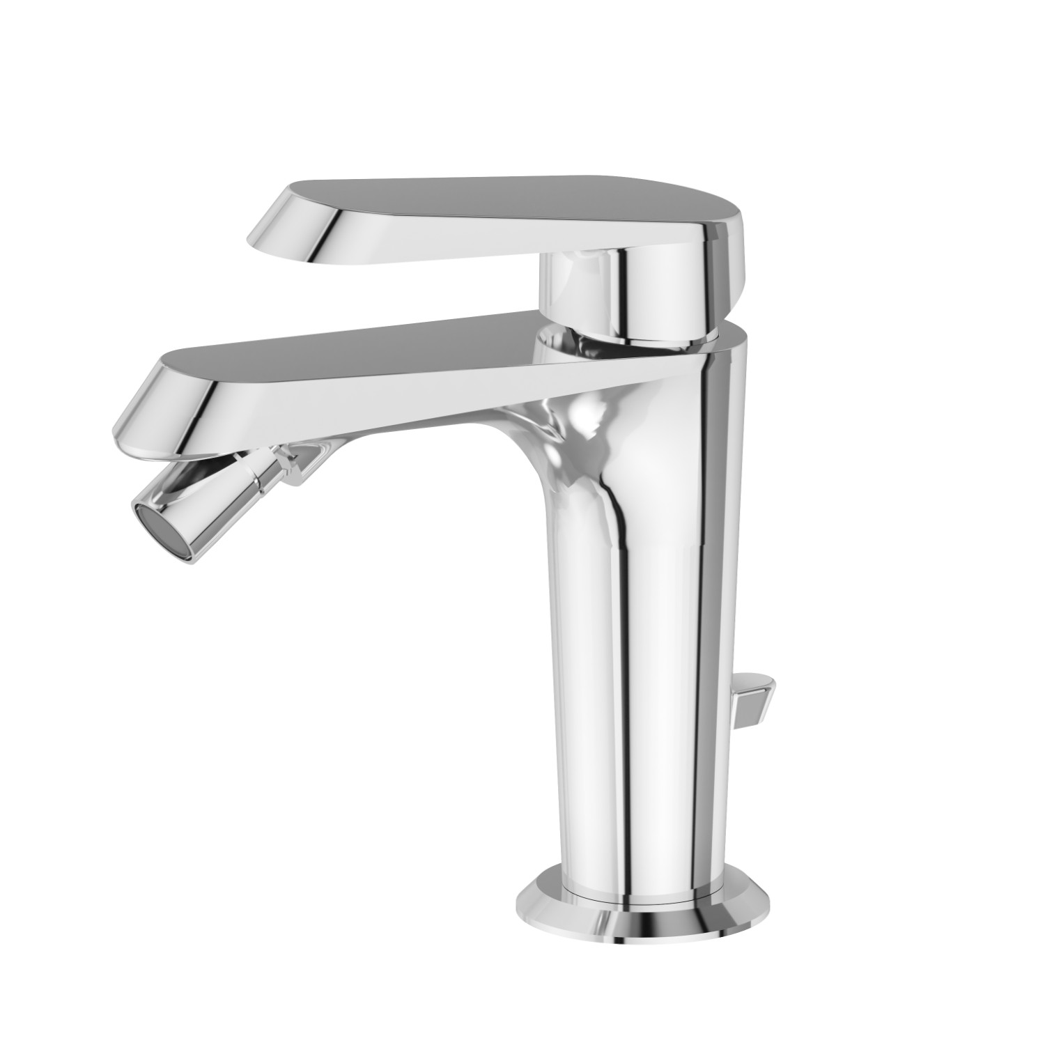 Single lever bidet mixer - finish Chrome
