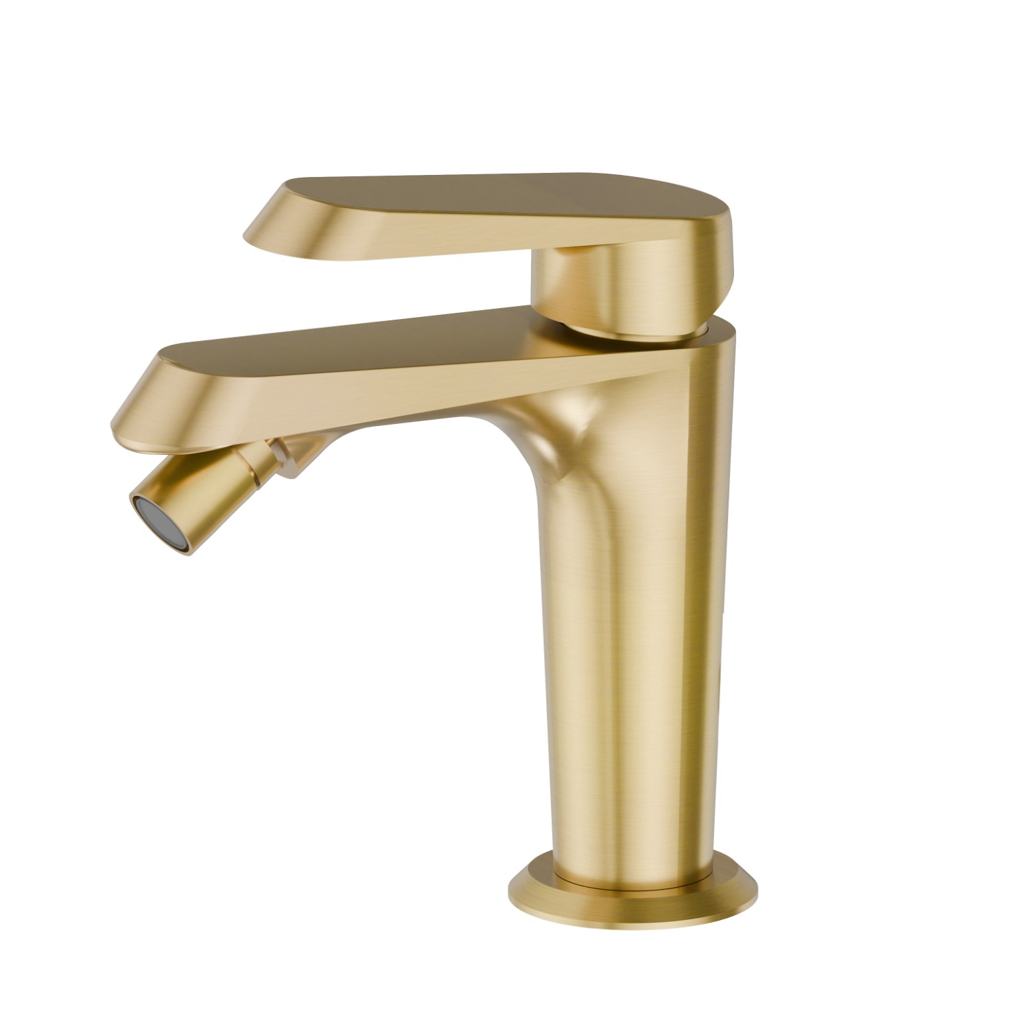 Single lever bidet mixer - finish PVD Brushed Gold