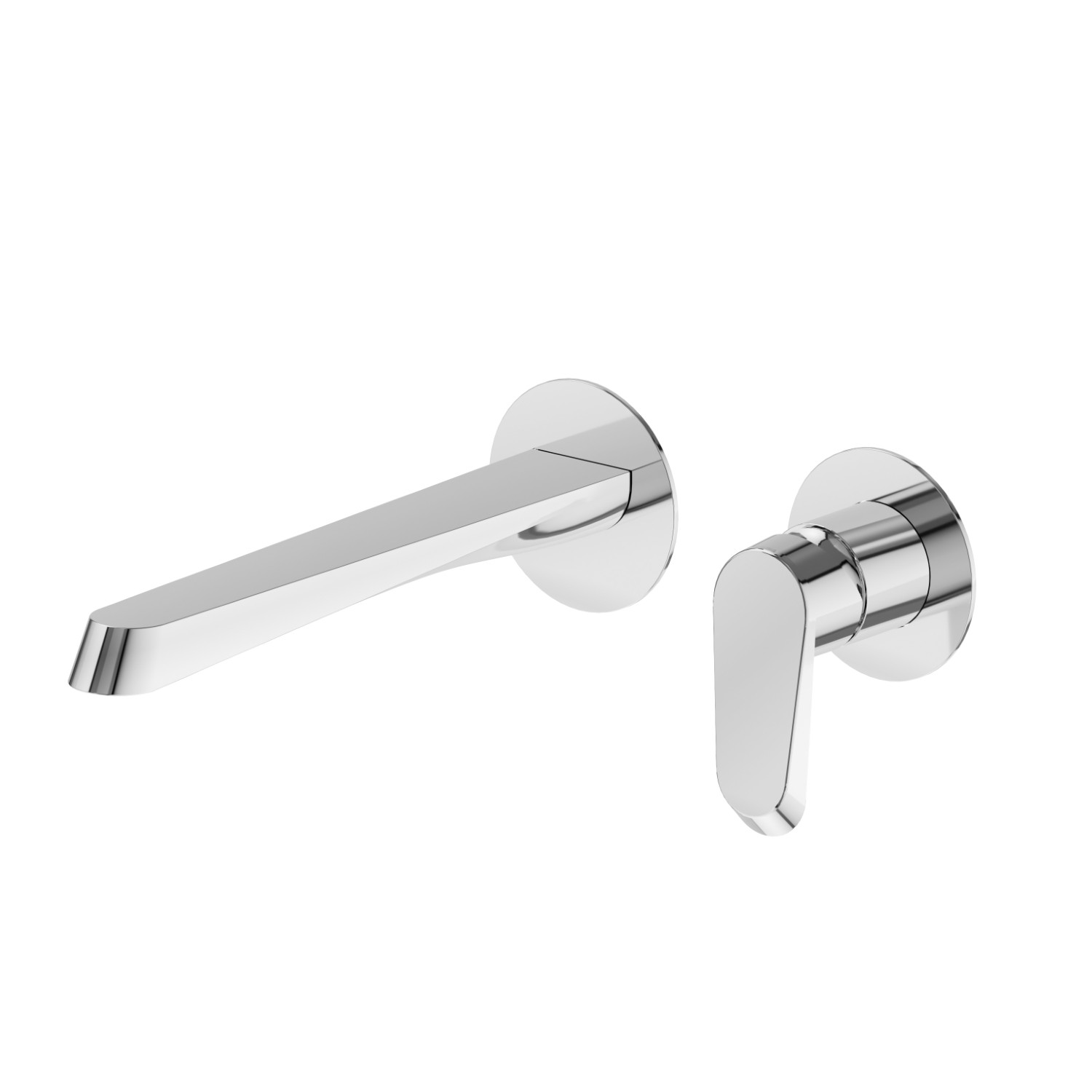 Single lever wall mixer group  - finish Chrome