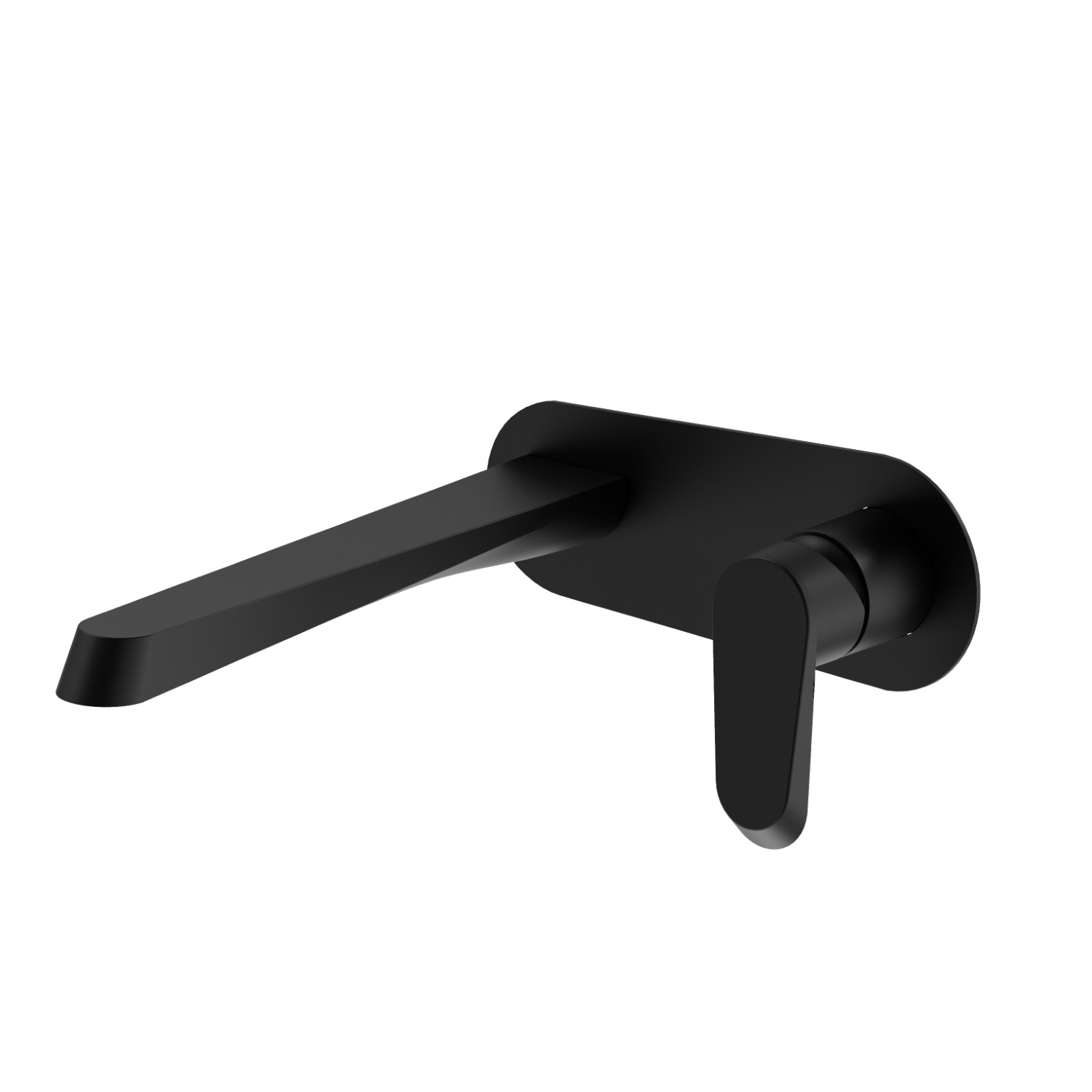 Single lever wall mixer group  - finish Matt Black