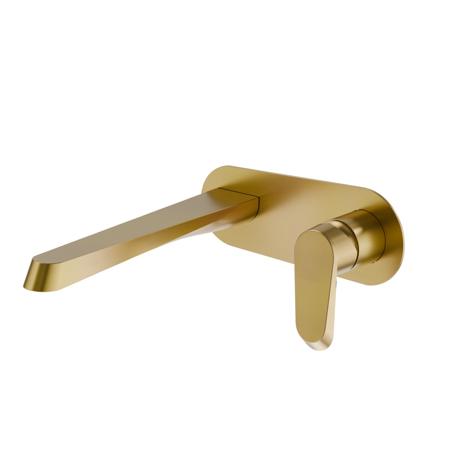 Single lever wall mixer group  - finish PVD Brushed Gold