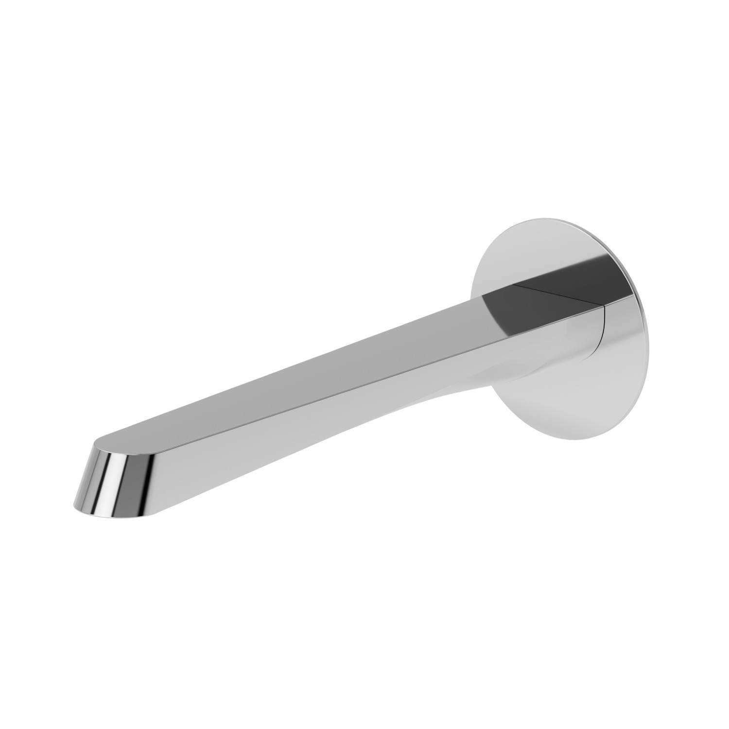 Wall spout for basin group with 1/2” connection - finish Chrome