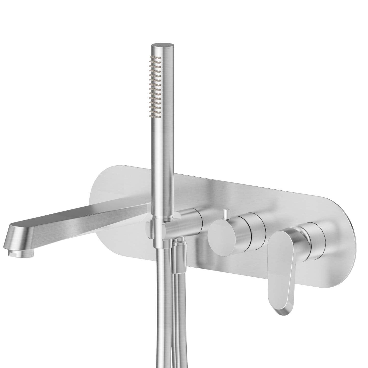 Bath group - finish PVD Brushed steel
