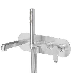 Bath group - finish PVD Brushed steel