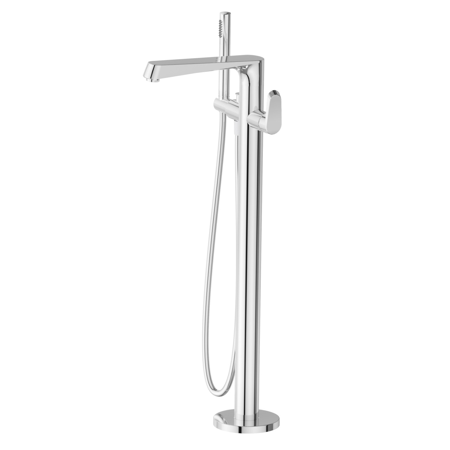 Mitigeur sur pied pour baignoire ilôt - finition Chrome