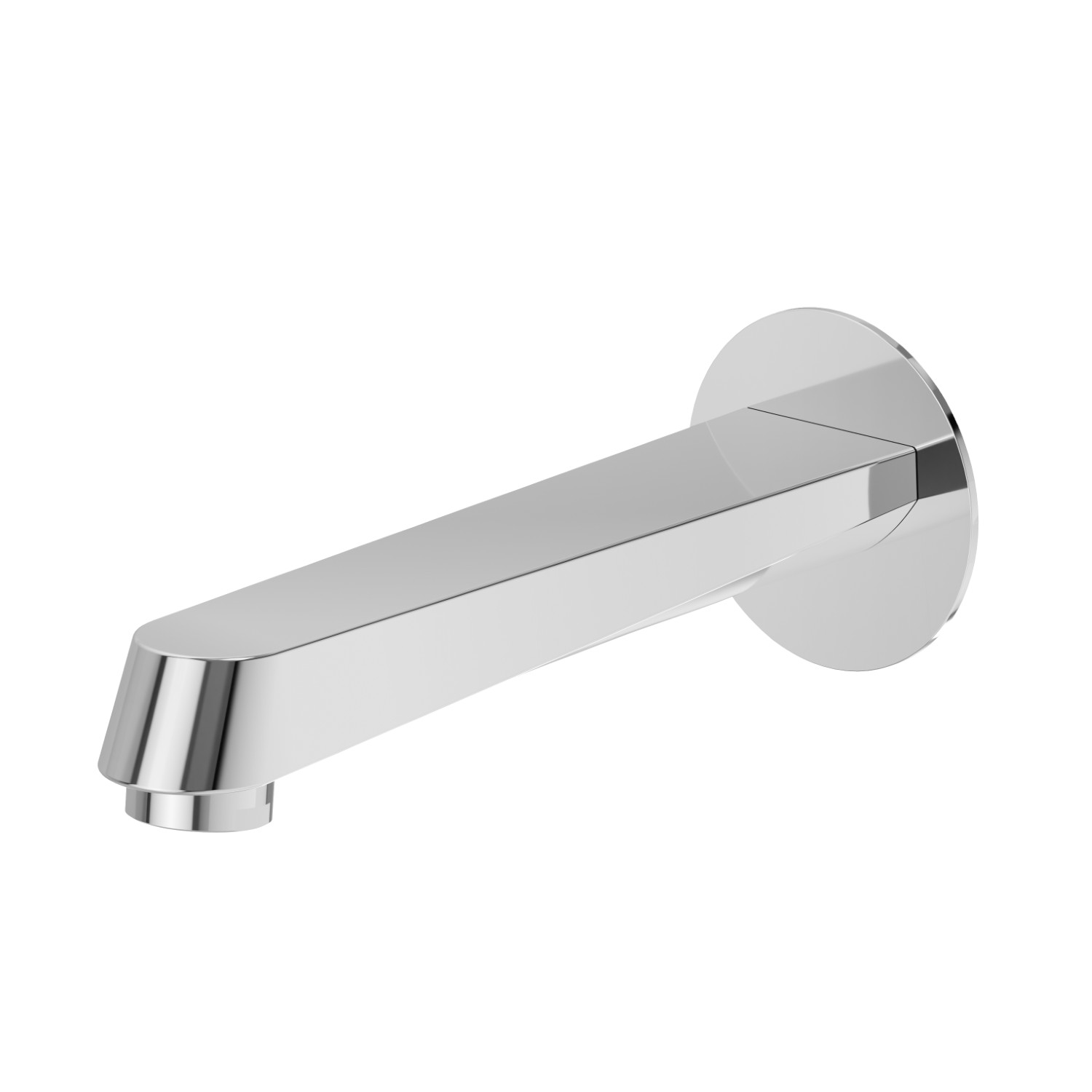 Wall spout for bath group with 1/2” connection - finish Chrome