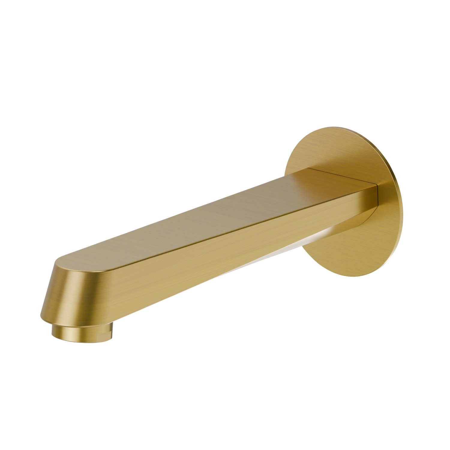 Wall spout for bath group with 1/2” connection - finish PVD Brushed Gold