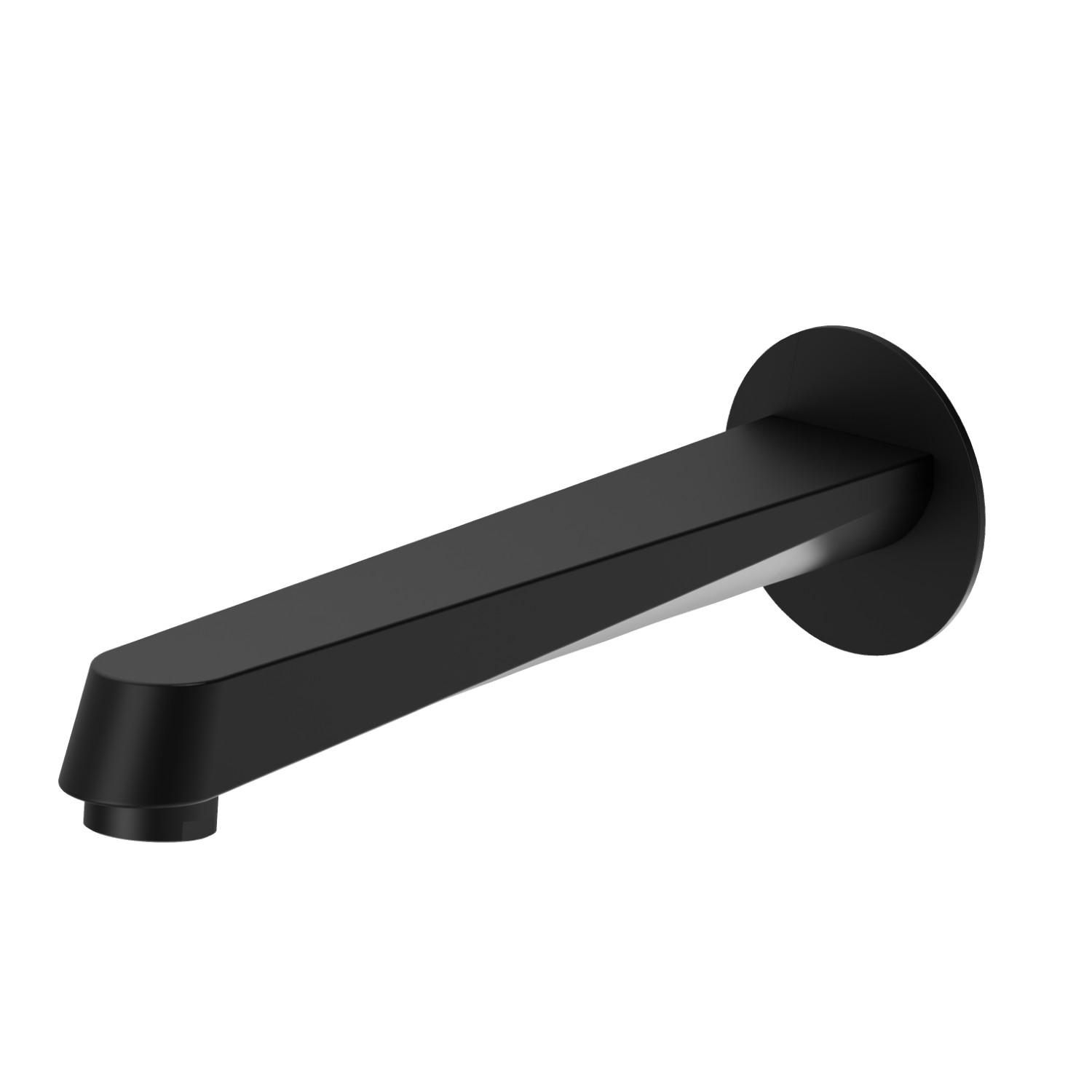Wall spout for bath group with 1/2” connection - finish Matt Black