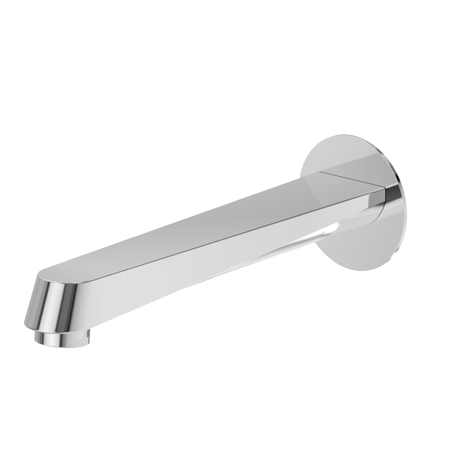 Wall spout for bath group with 1/2” connection - finish Chrome