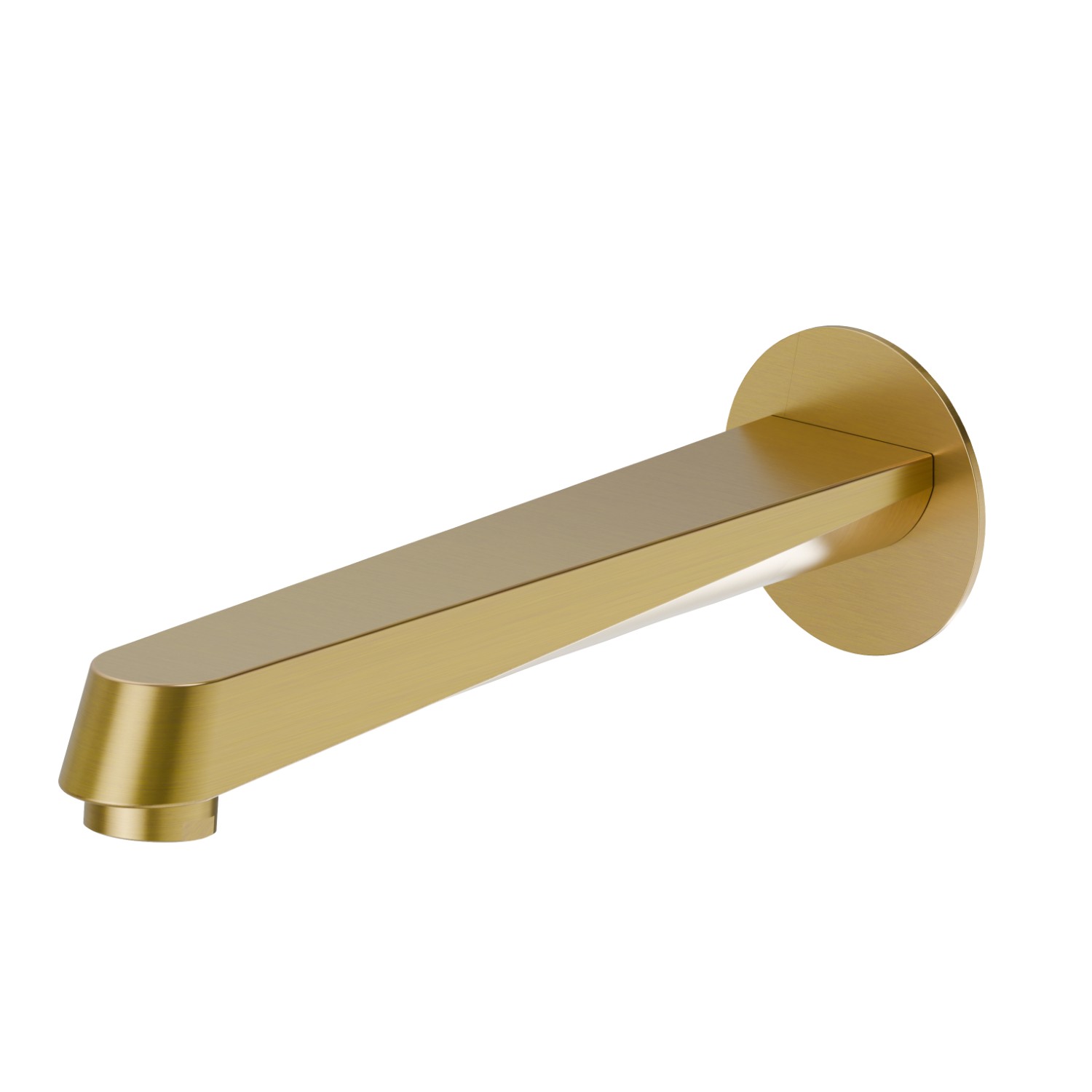 Wall spout for bath group with 1/2” connection - finish PVD Brushed Gold