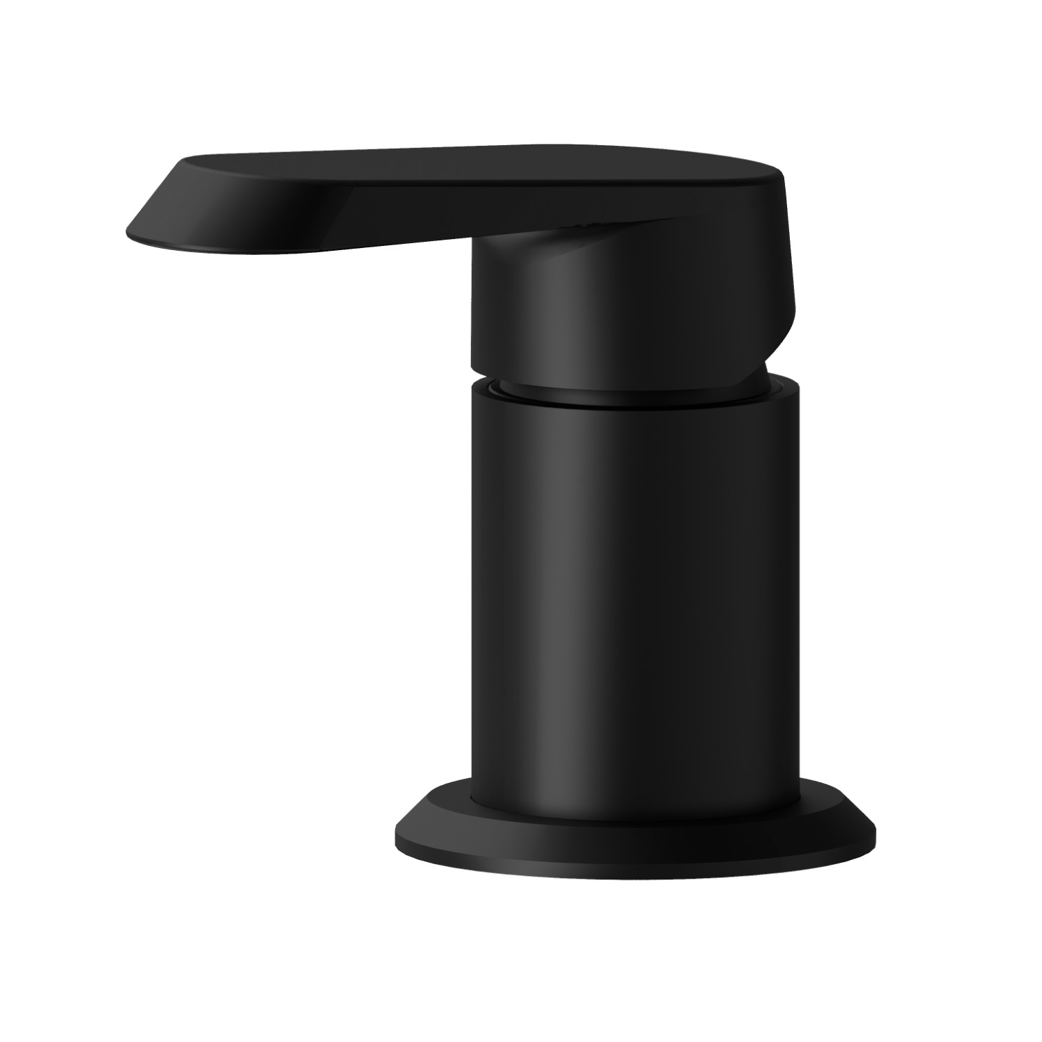 Deck-mounted mixer - finish Matt Black