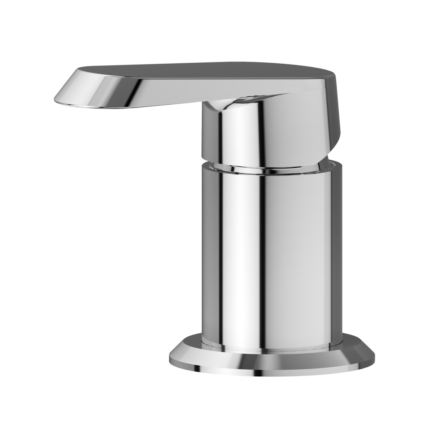 Deck-mounted mixer - finish Chrome