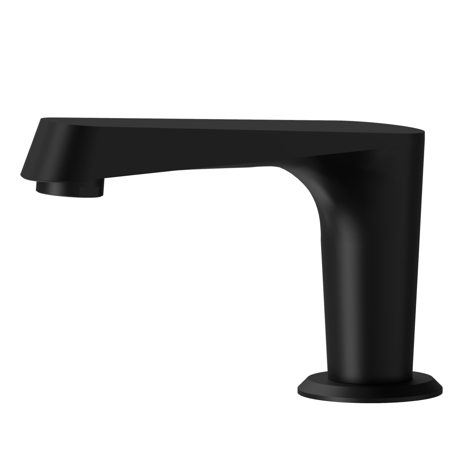 Deck-mounted spout - finish Matt Black