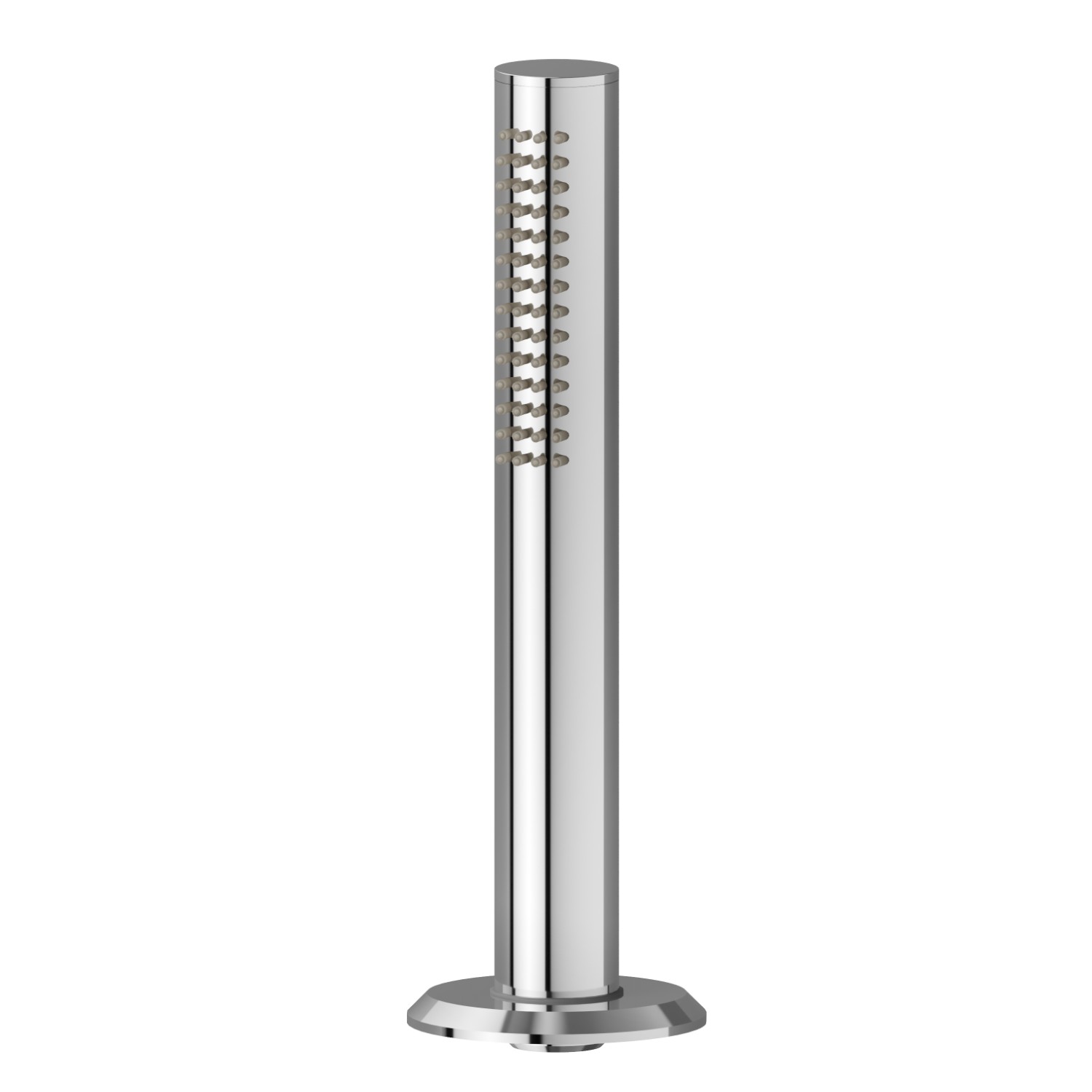 Complete hand shower set for deck-mounted set - finish Chrome