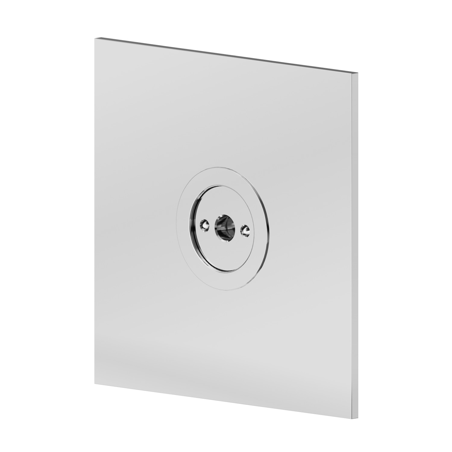 Atomizzatore quadro ad incasso, in ottone.
70x70mm. - finitura Cromo