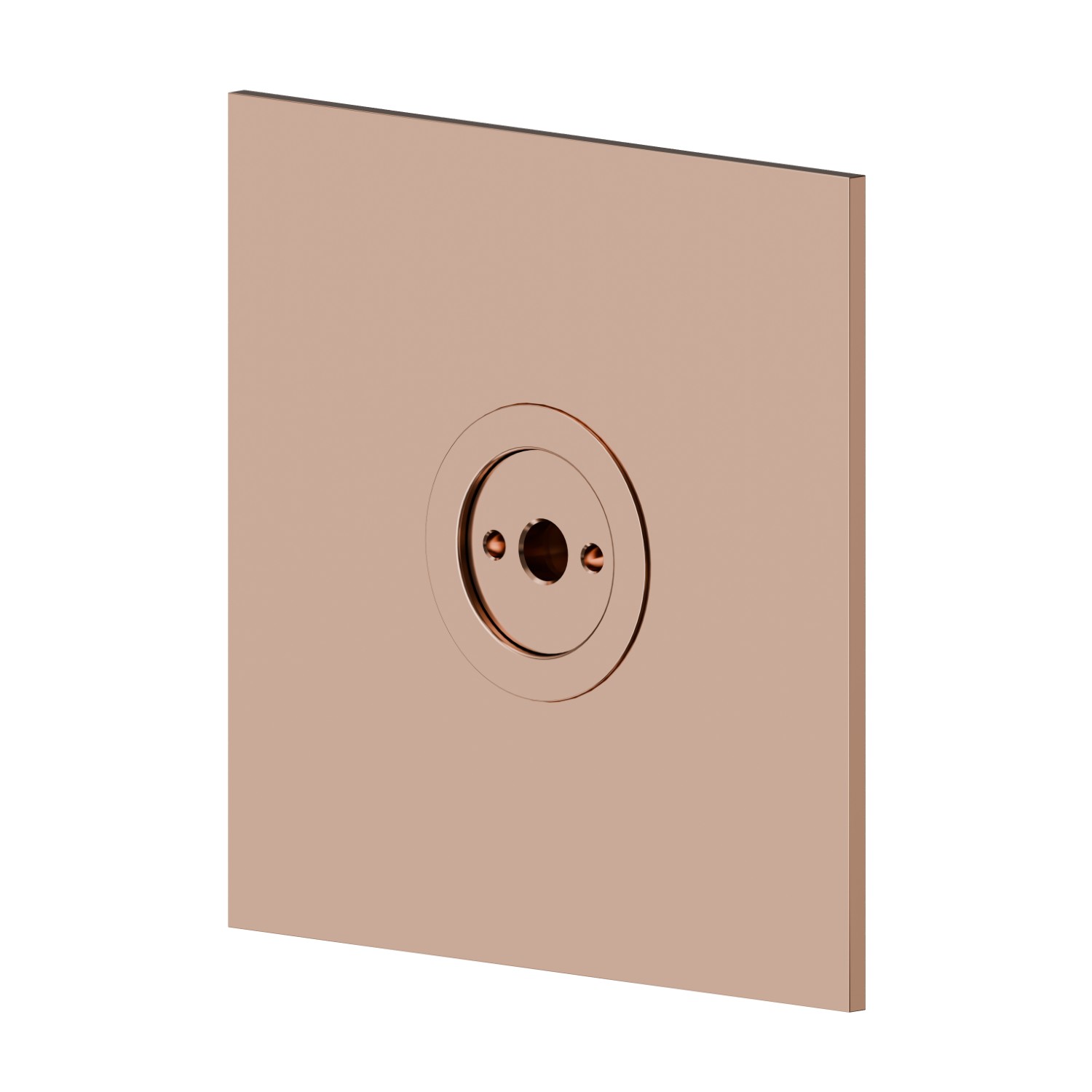 Brumisateur carré encastrable, en laiton. 70x70mm - finition PVD Copper Bronze