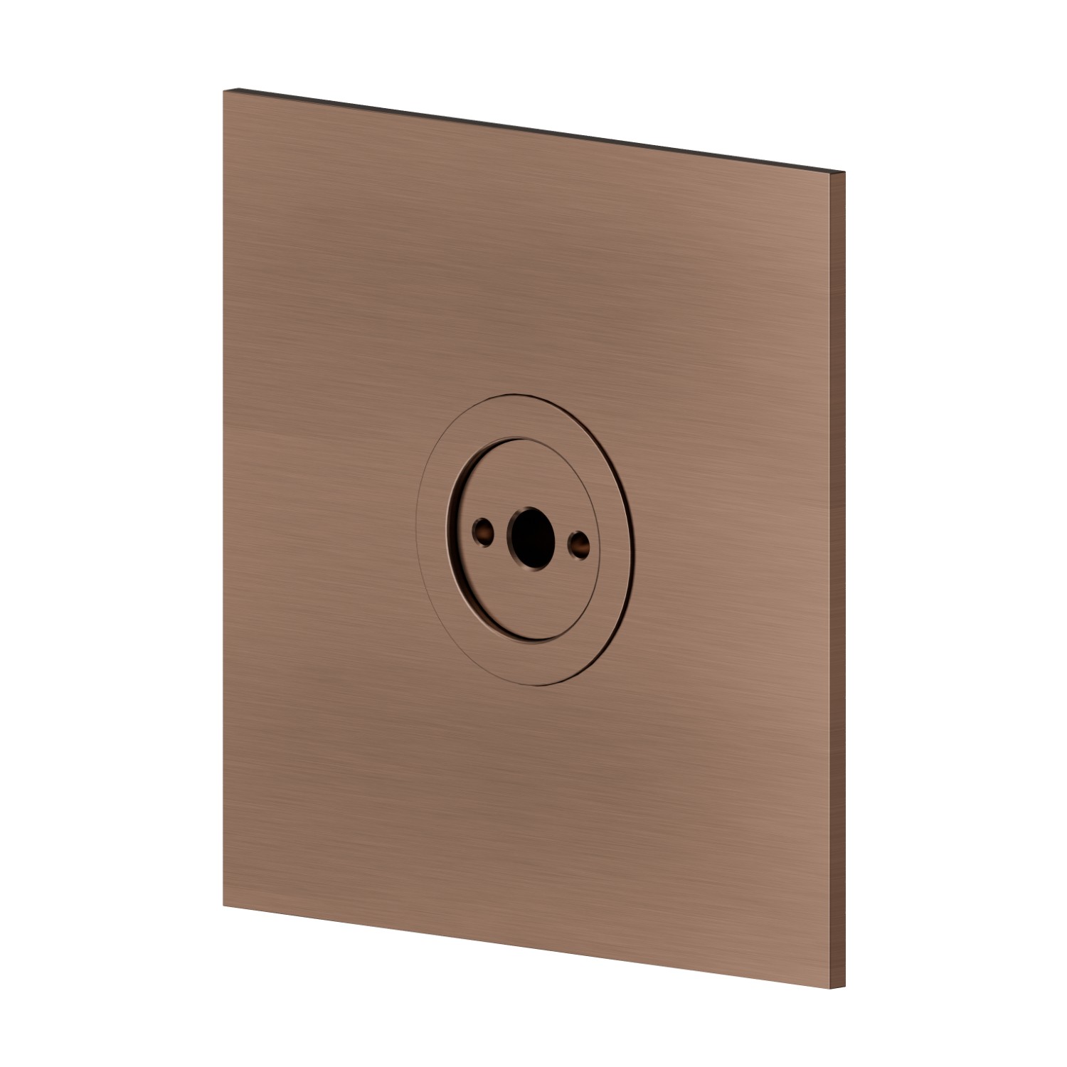 Atomizzatore quadro ad incasso, in ottone.
70x70mm. - finitura PVD Brushed Copper Bronze