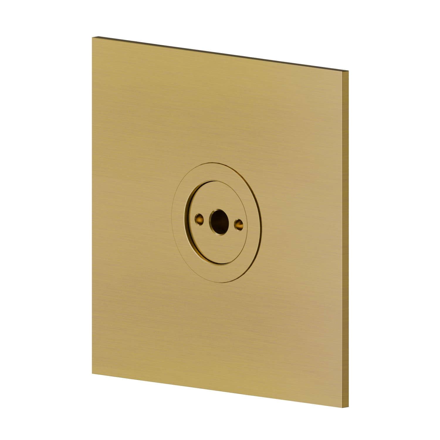Atomizzatore quadro ad incasso, in ottone.
70x70mm. - finitura PVD Brushed Gold