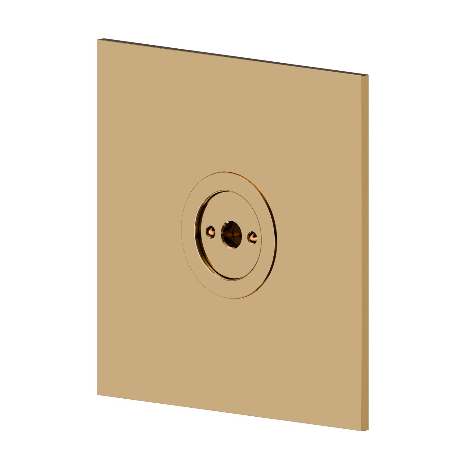 Atomizzatore quadro ad incasso, in ottone.
70x70mm. - finitura PVD Glossy Gold